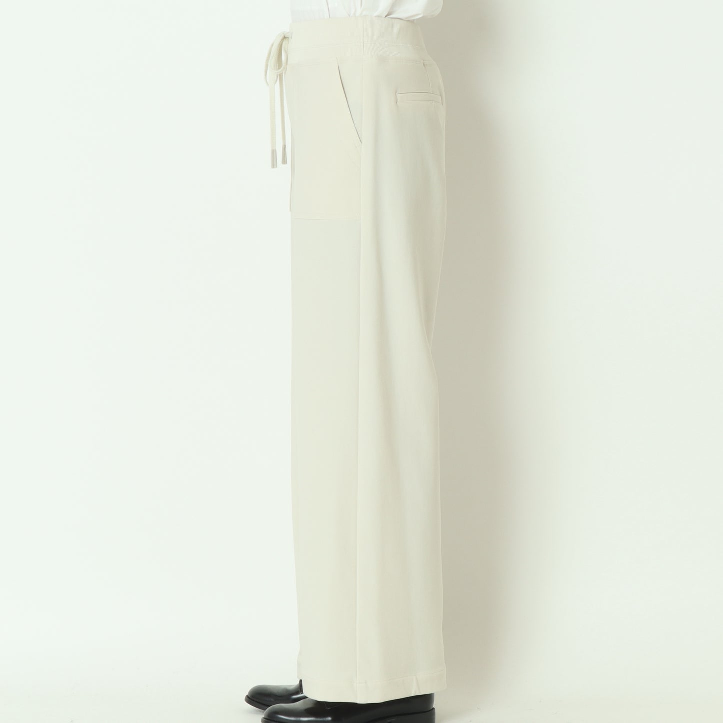 裏起毛ウエストリブワイドパンツ 441601