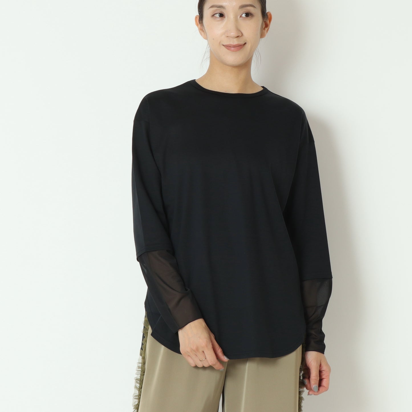 シアーコンビマスタリースムースロングTシャツ 45225581