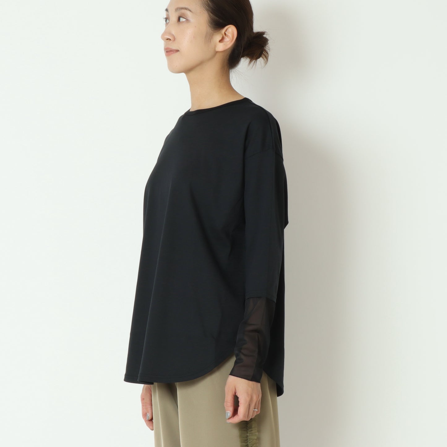 シアーコンビマスタリースムースロングTシャツ 45225581