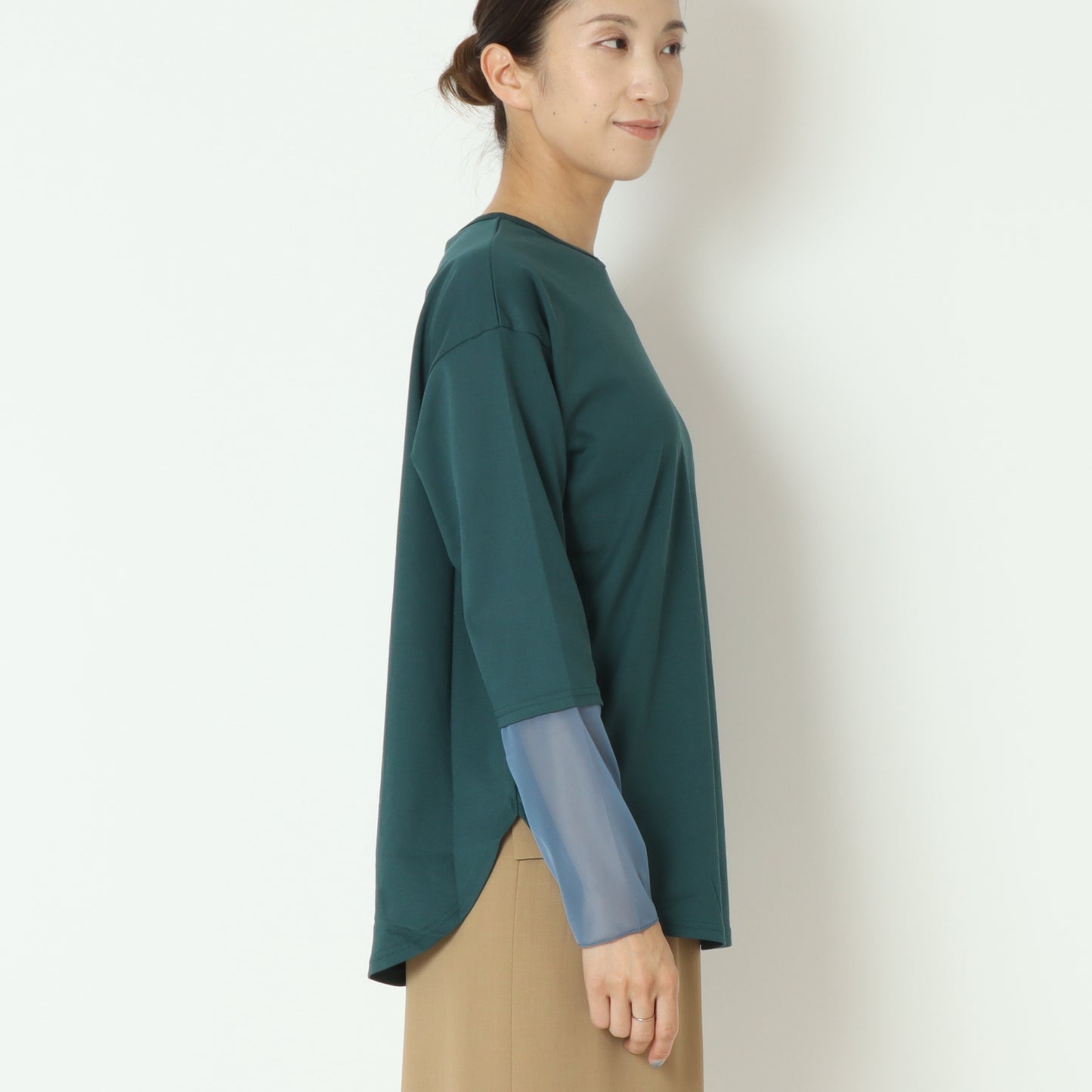 シアーコンビマスタリースムースロングTシャツ 45225581