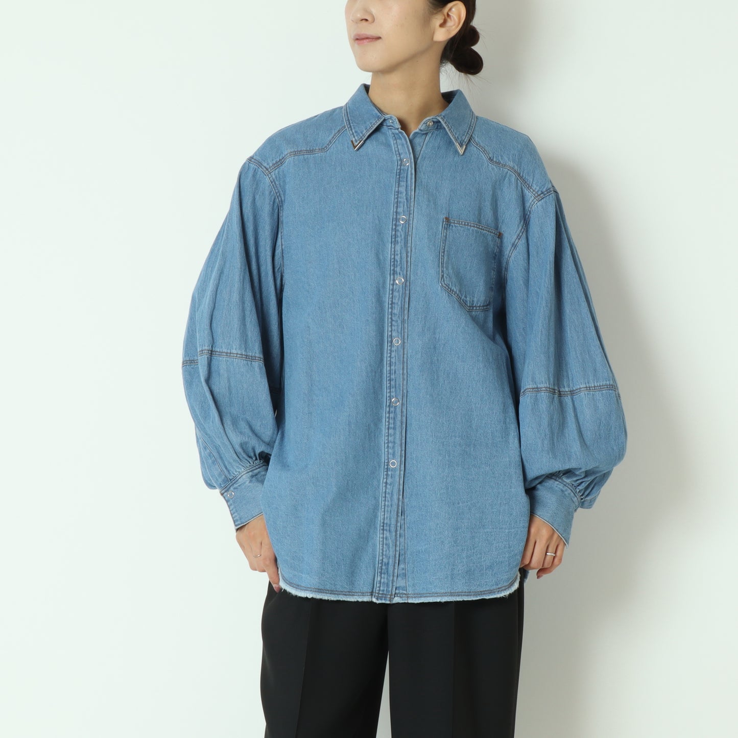 カラーチップウエスタンシャツ 1745-285BT