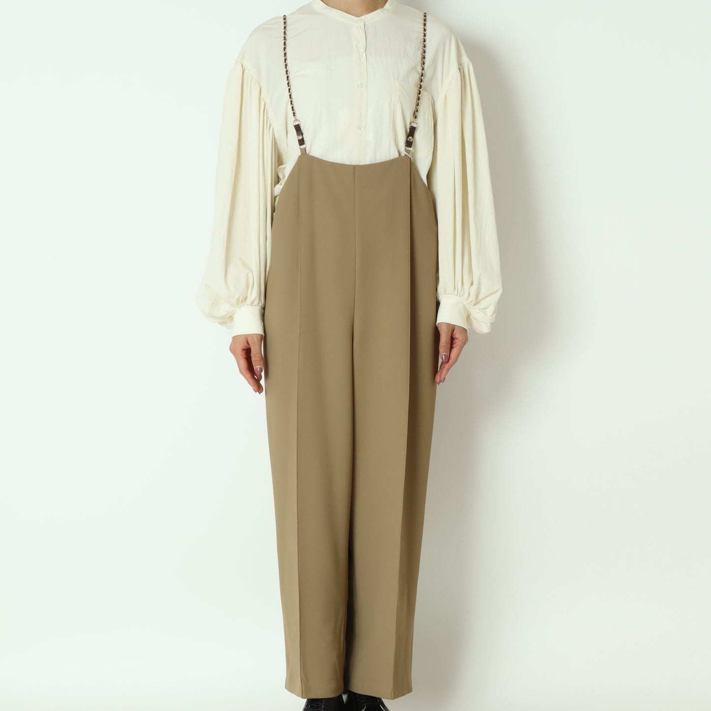 チェーンサスペンダー付きパンツ 3745-284BT