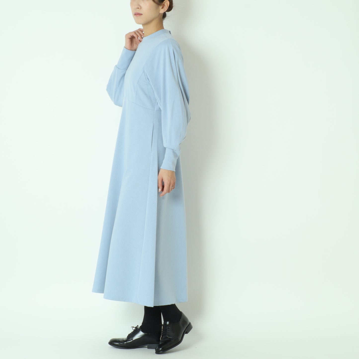 パネルラインスリムドレス H324325