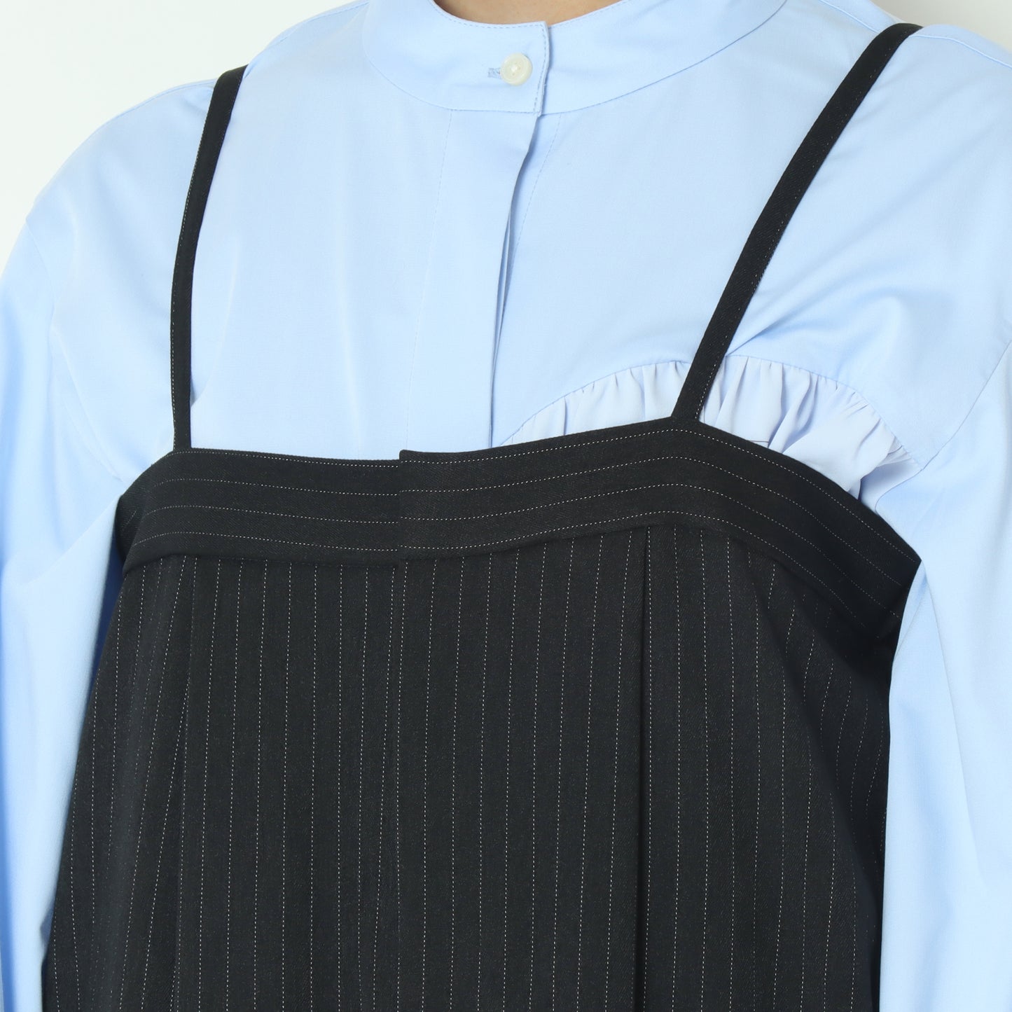 ストライプサロペットパンツ T32410-99501-1