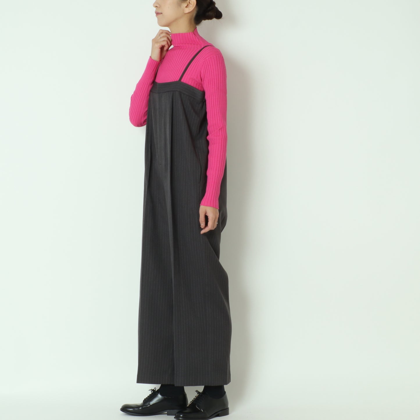 ストライプサロペットパンツ T32410-99501-1