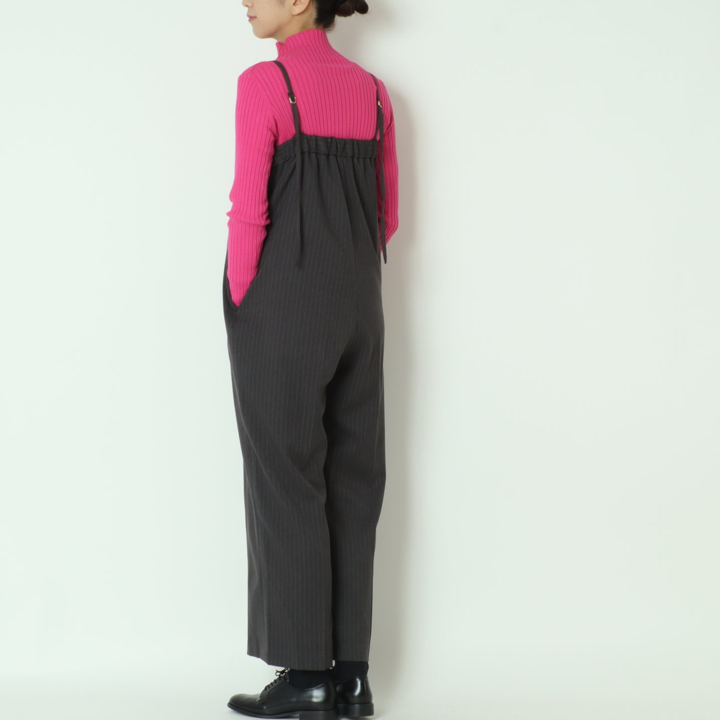 ストライプサロペットパンツ T32410-99501-1