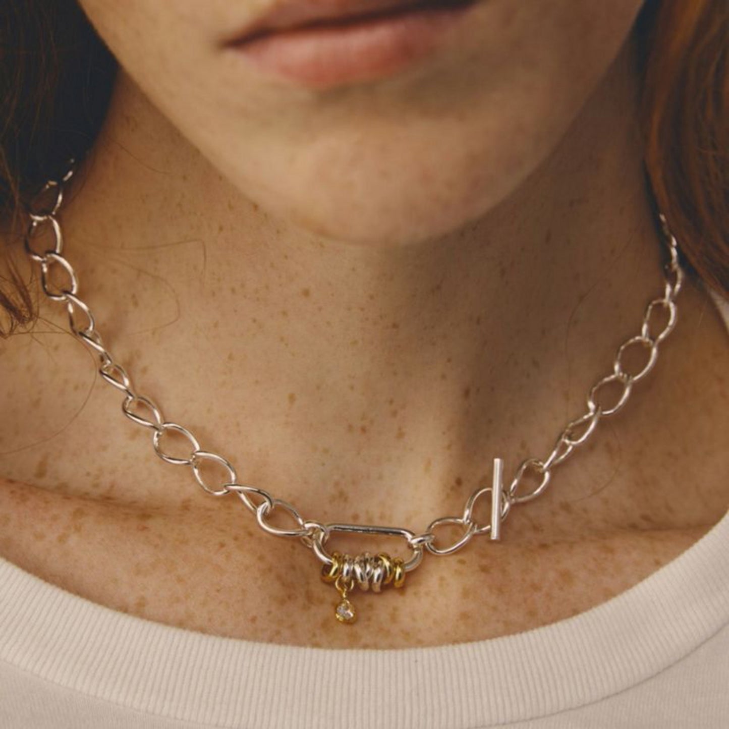 Bijou coil choker ビジューコイルチョーカー 245-220101