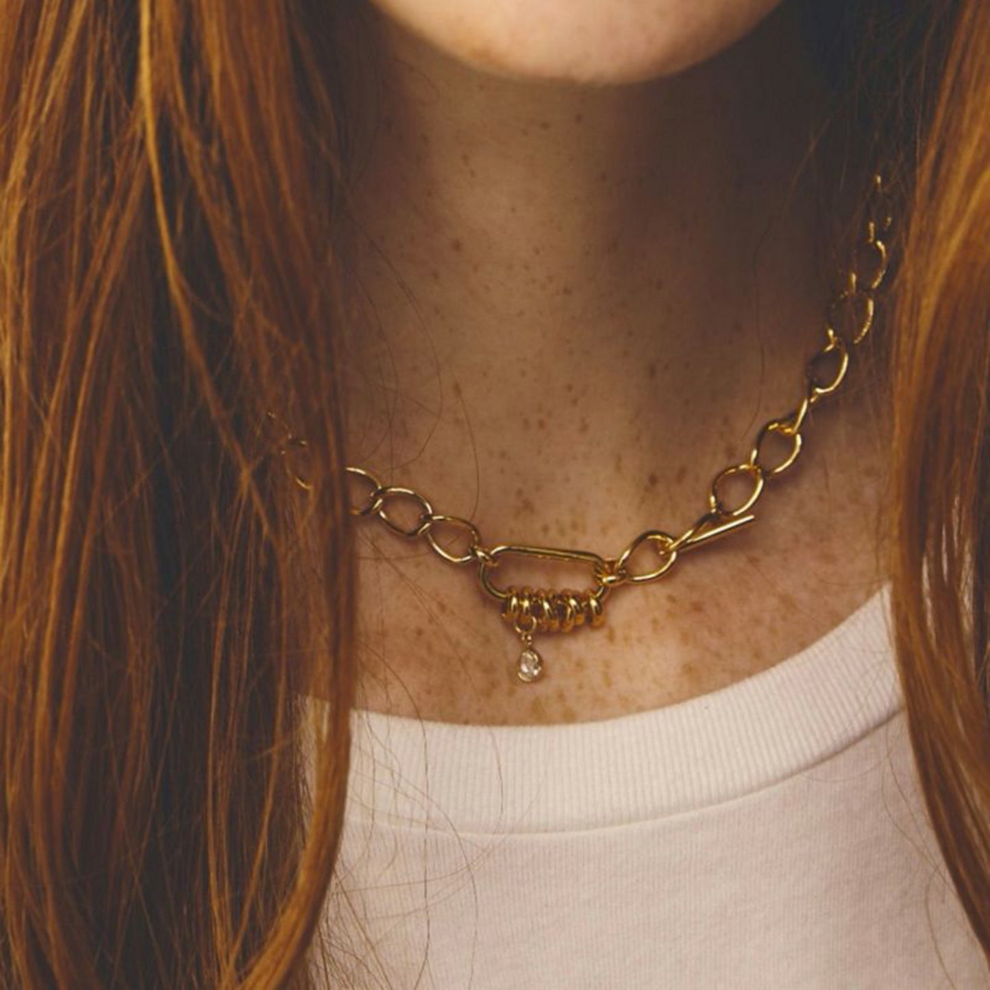 Bijou coil choker ビジューコイルチョーカー 245-220101