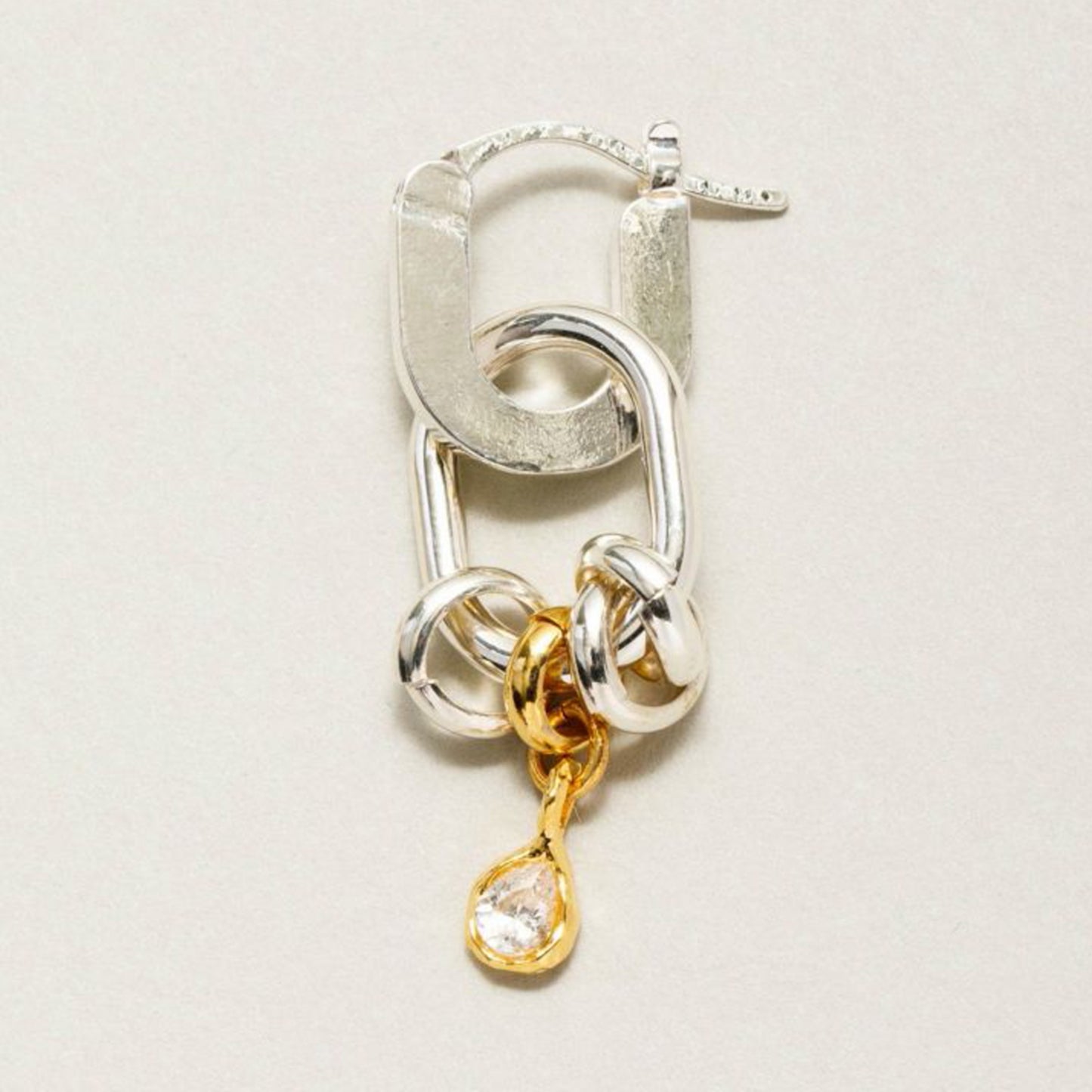 Bijou coil pierced earrings ビジューコイルピアス 245-220104