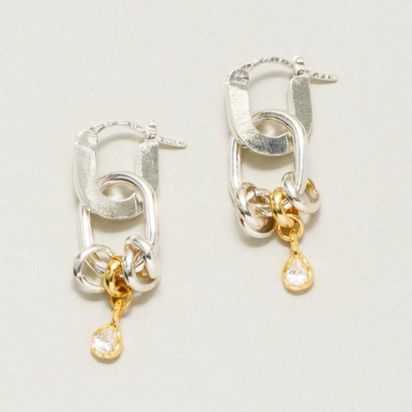 Bijou coil pierced earrings ビジューコイルピアス 245-220104