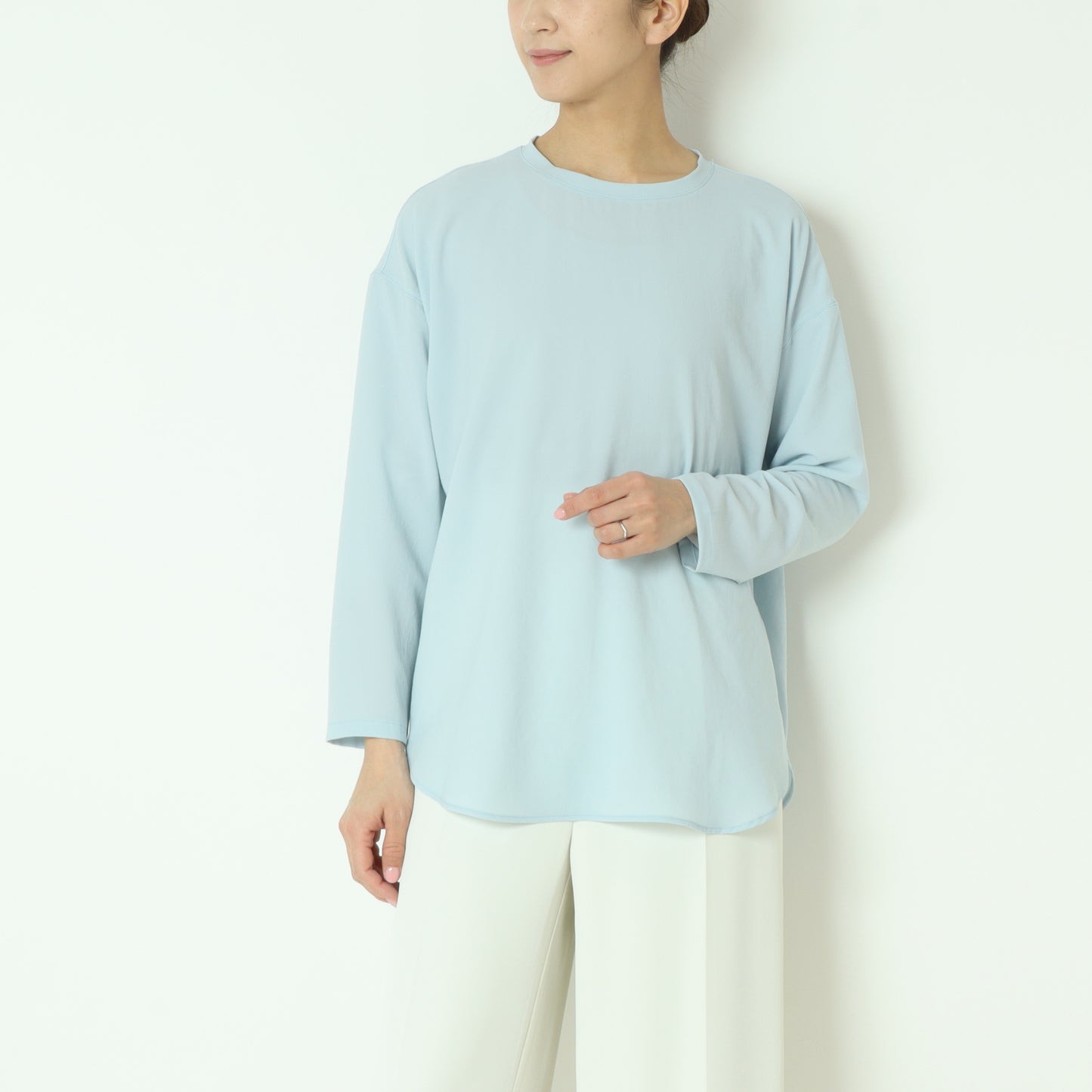 ストレッチシフォンプルオーバーブラウス 80254715