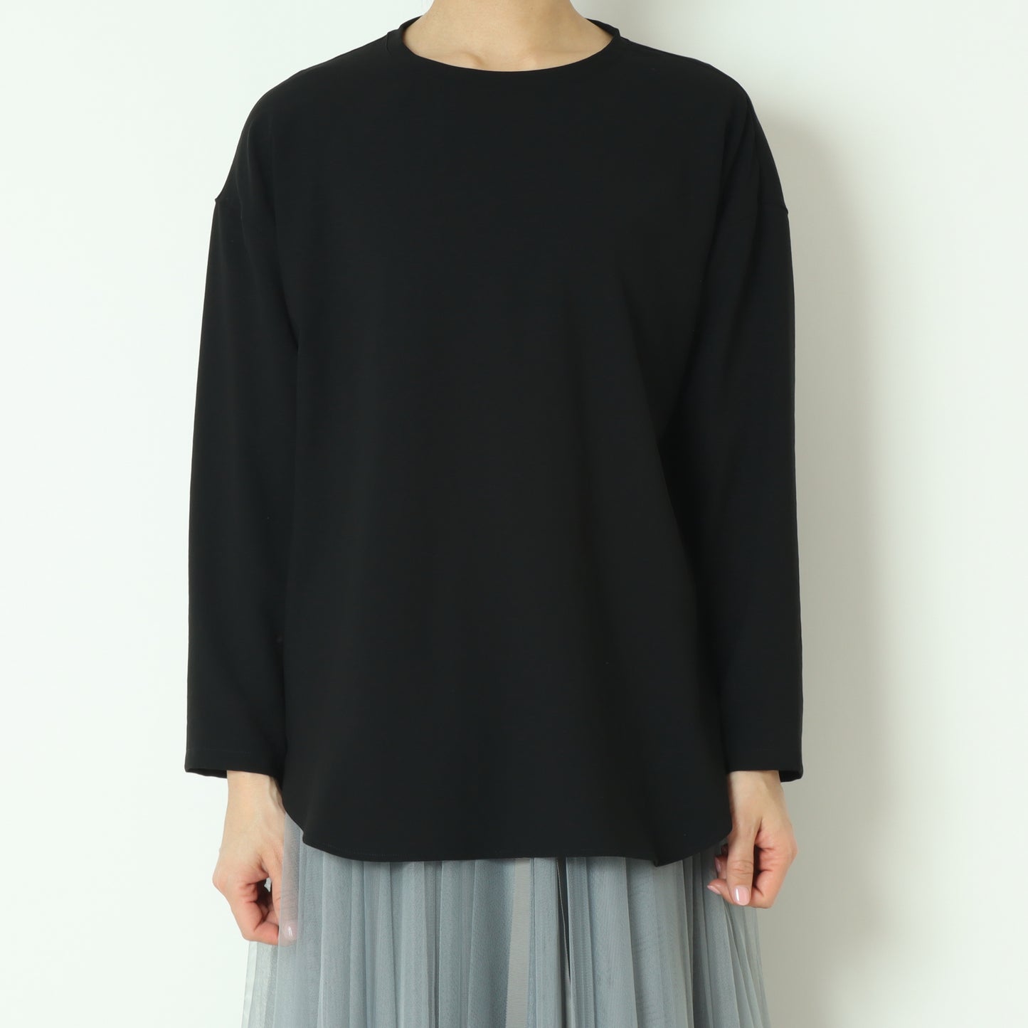 ストレッチシフォンプルオーバーブラウス 80254715