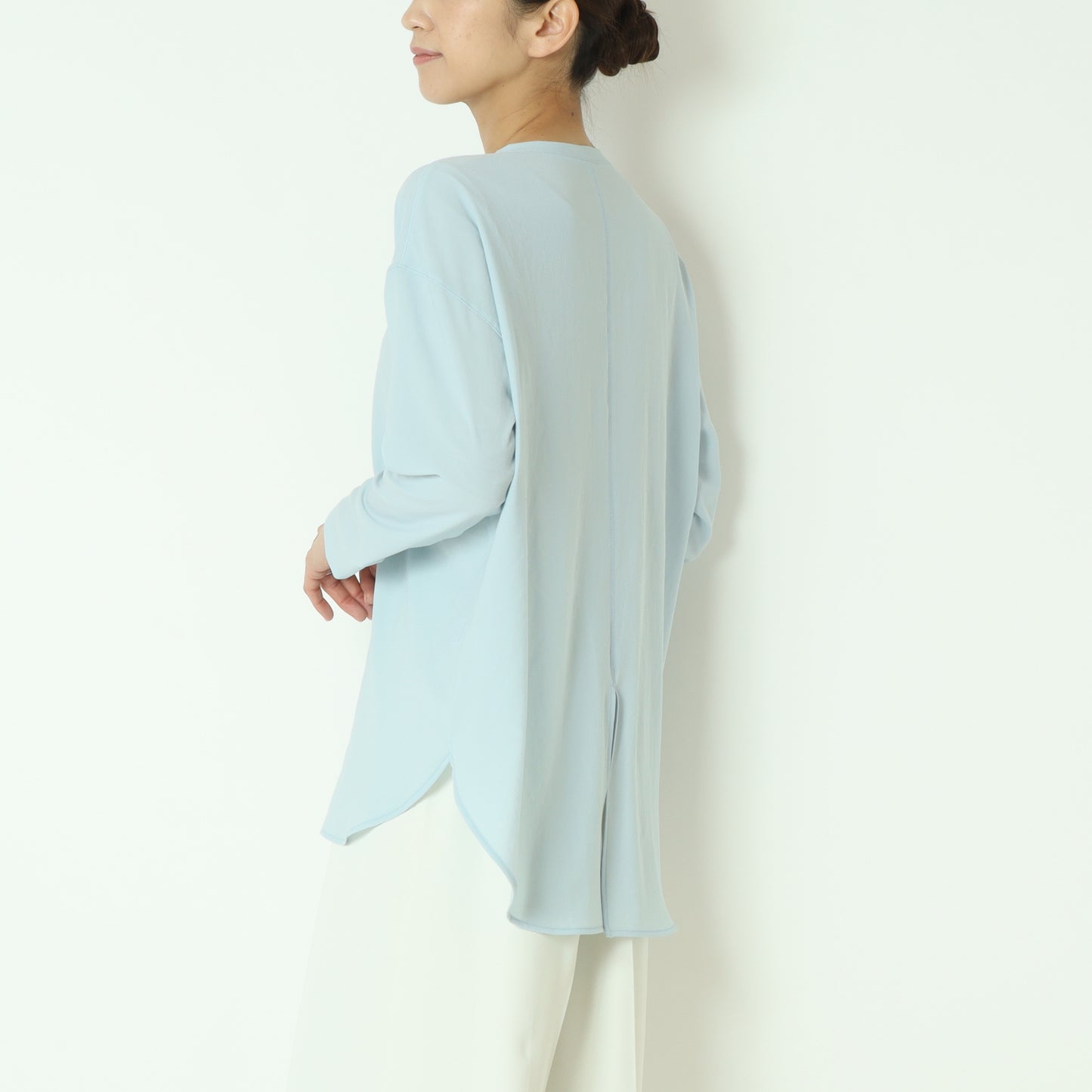 ストレッチシフォンプルオーバーブラウス 80254715