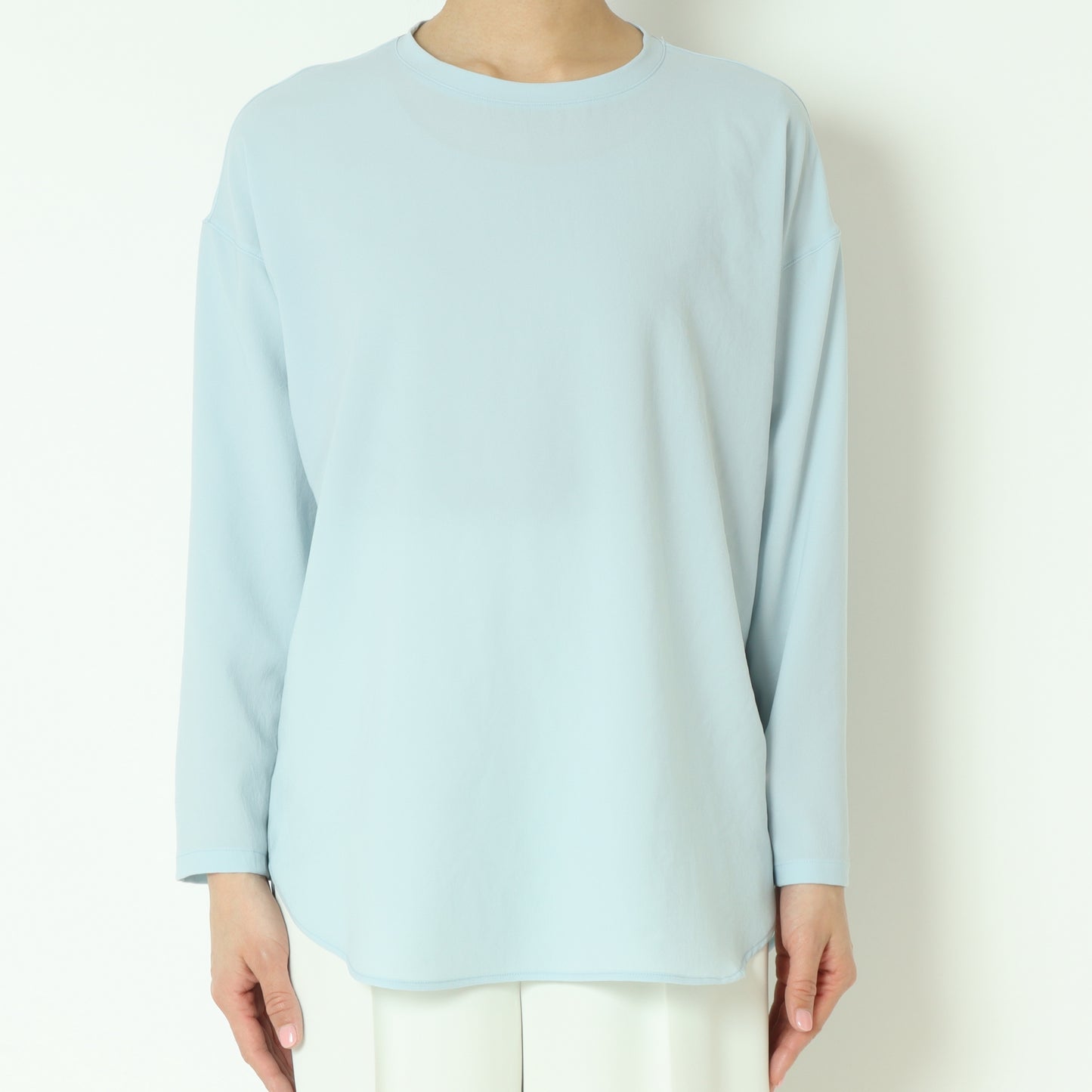 ストレッチシフォンプルオーバーブラウス 80254715