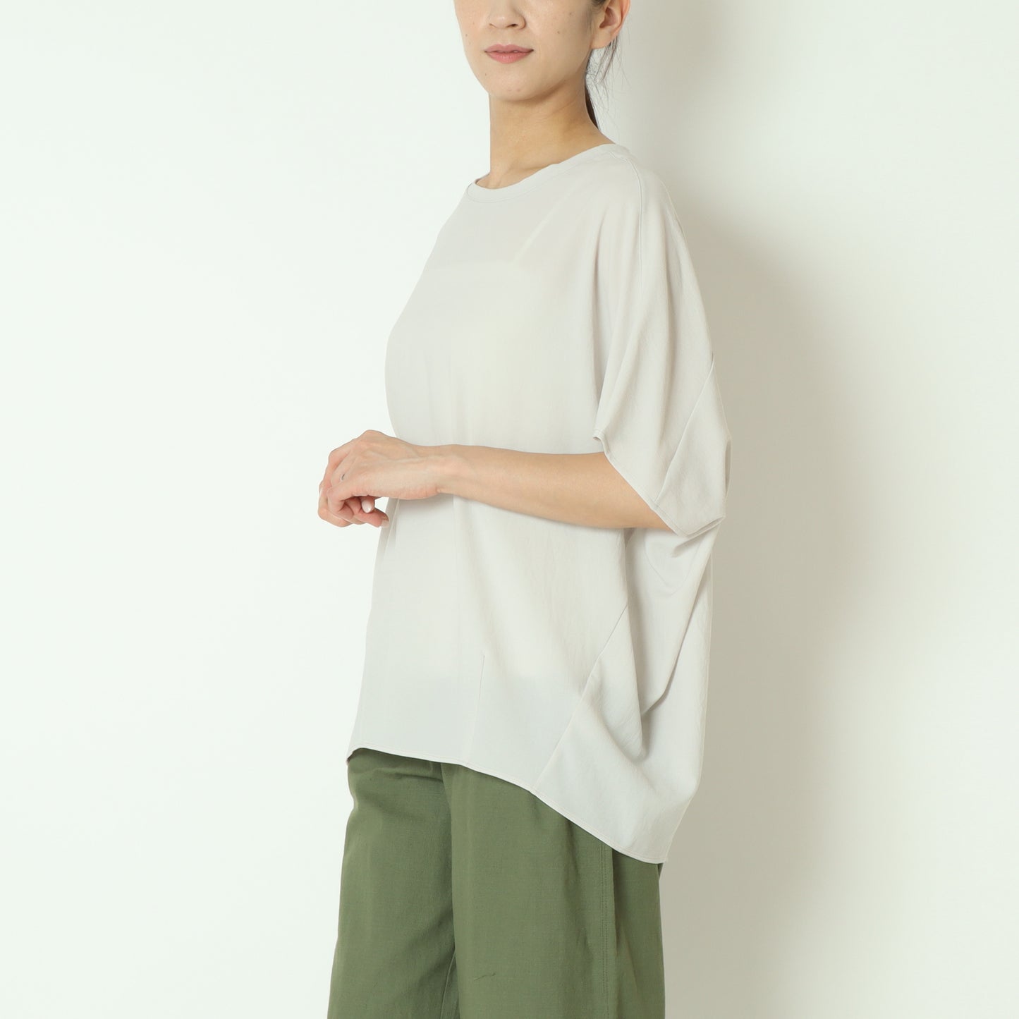 ストレッチシフォンドルマンブラウス 80242203