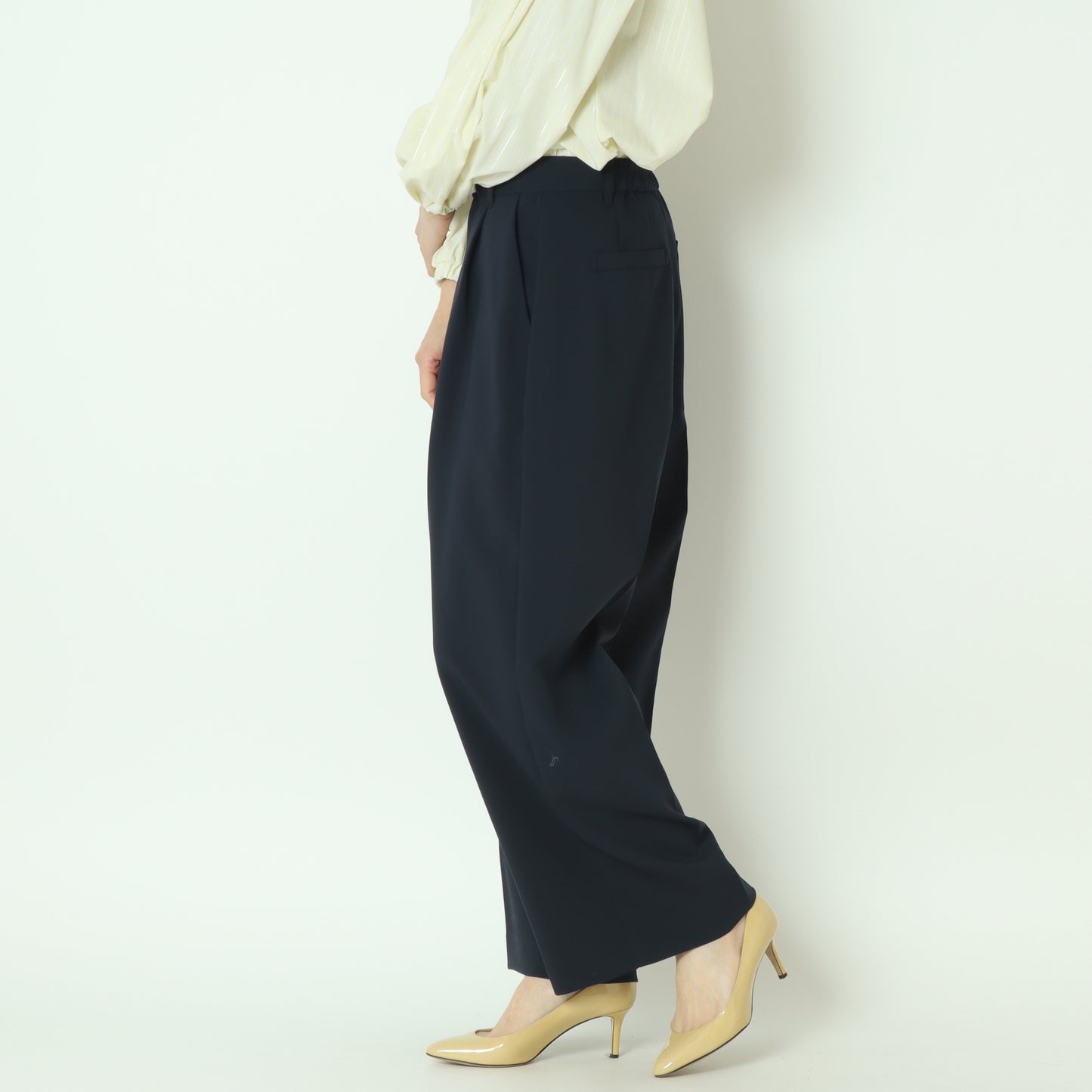 ダブルクロスワンタックワイドパンツ 8558600
