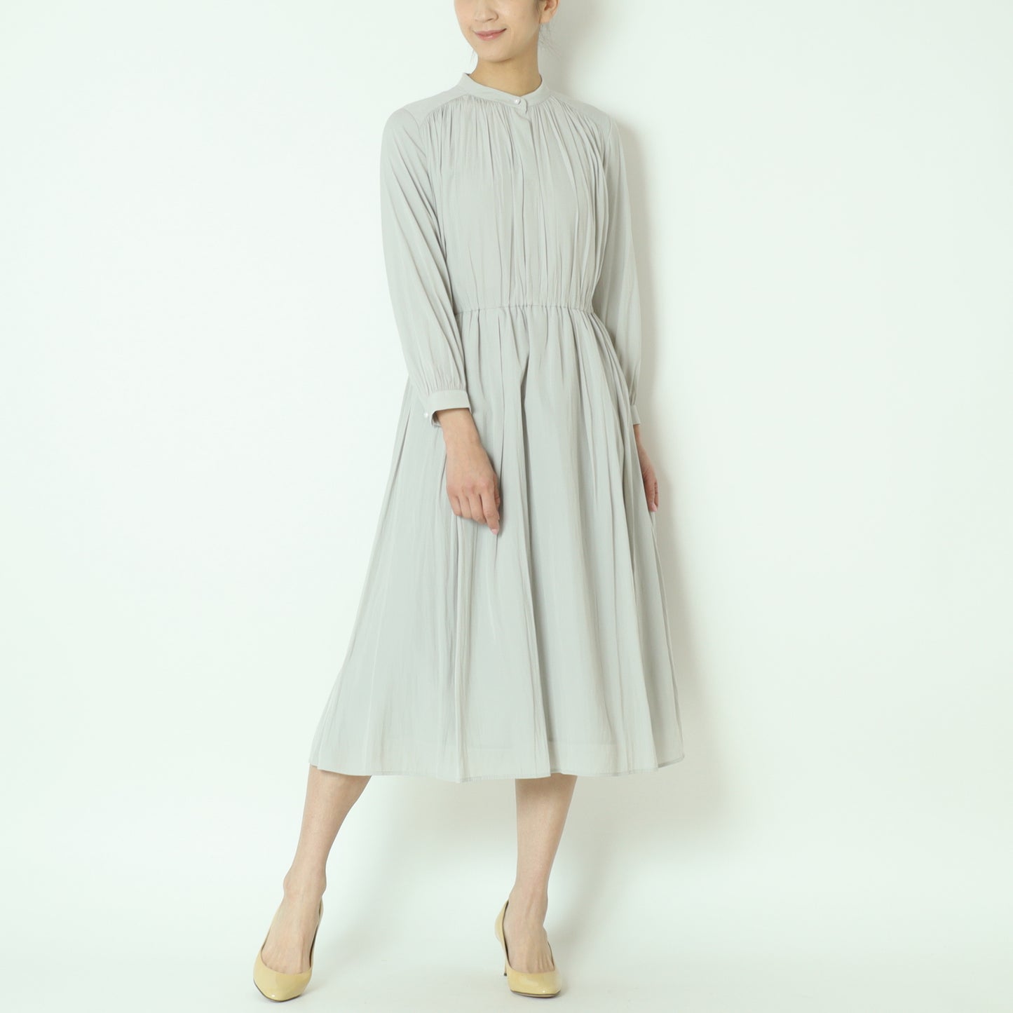 シフォンプリーツワンピース 8558702