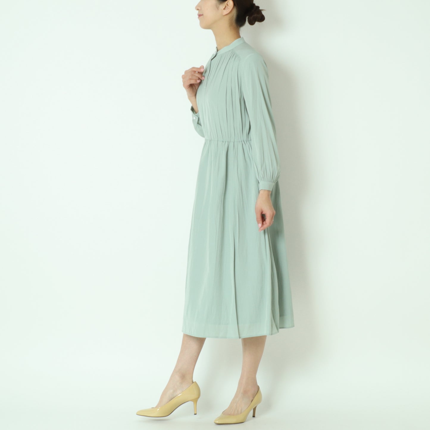 シフォンプリーツワンピース 8558702