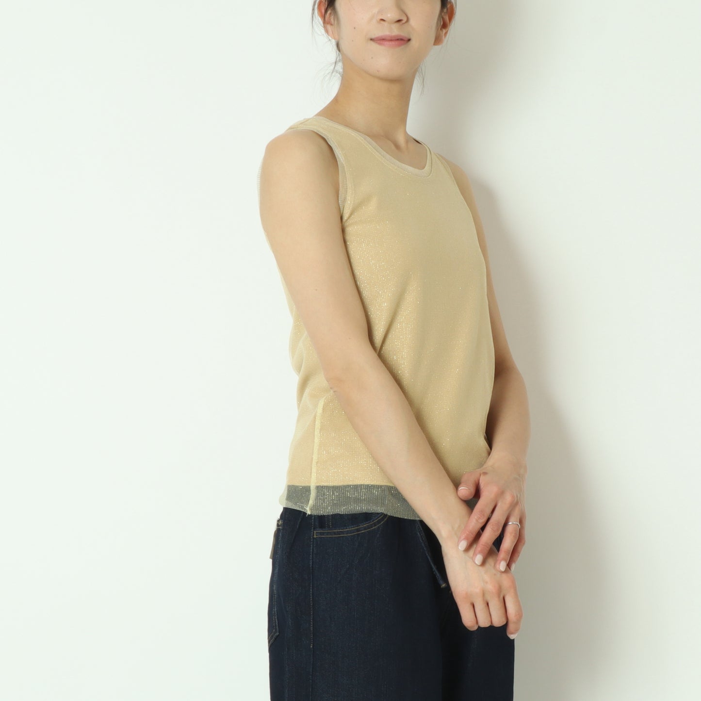チュールレイヤードタンクトップ 8920732