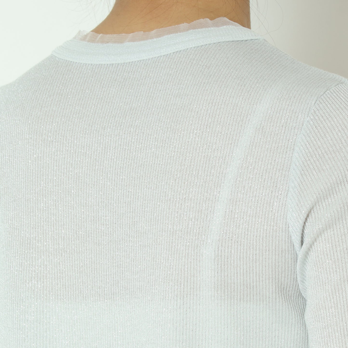 ラメリブショートスリーブTシャツ 8920773