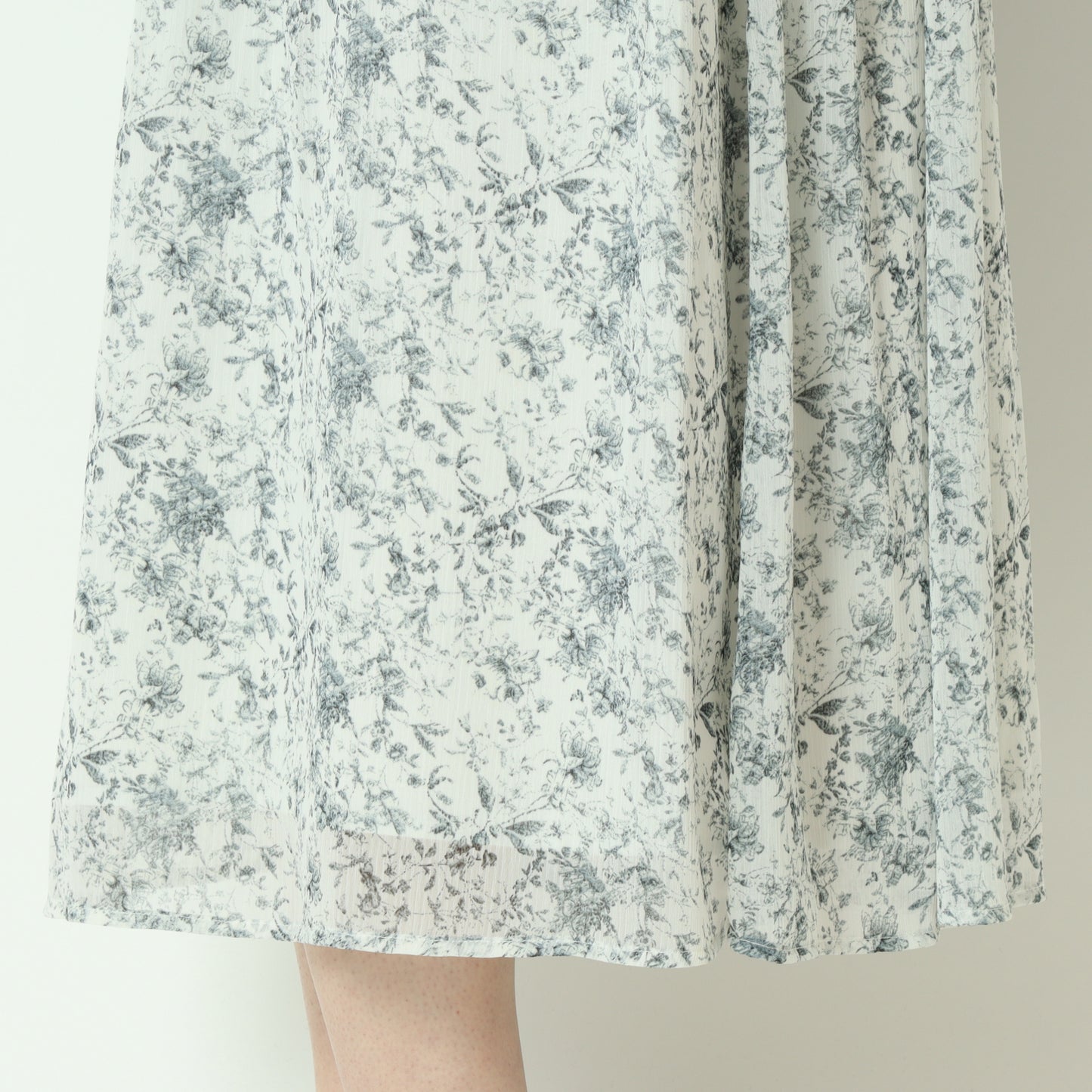 花柄シフォンワンピース 8556029