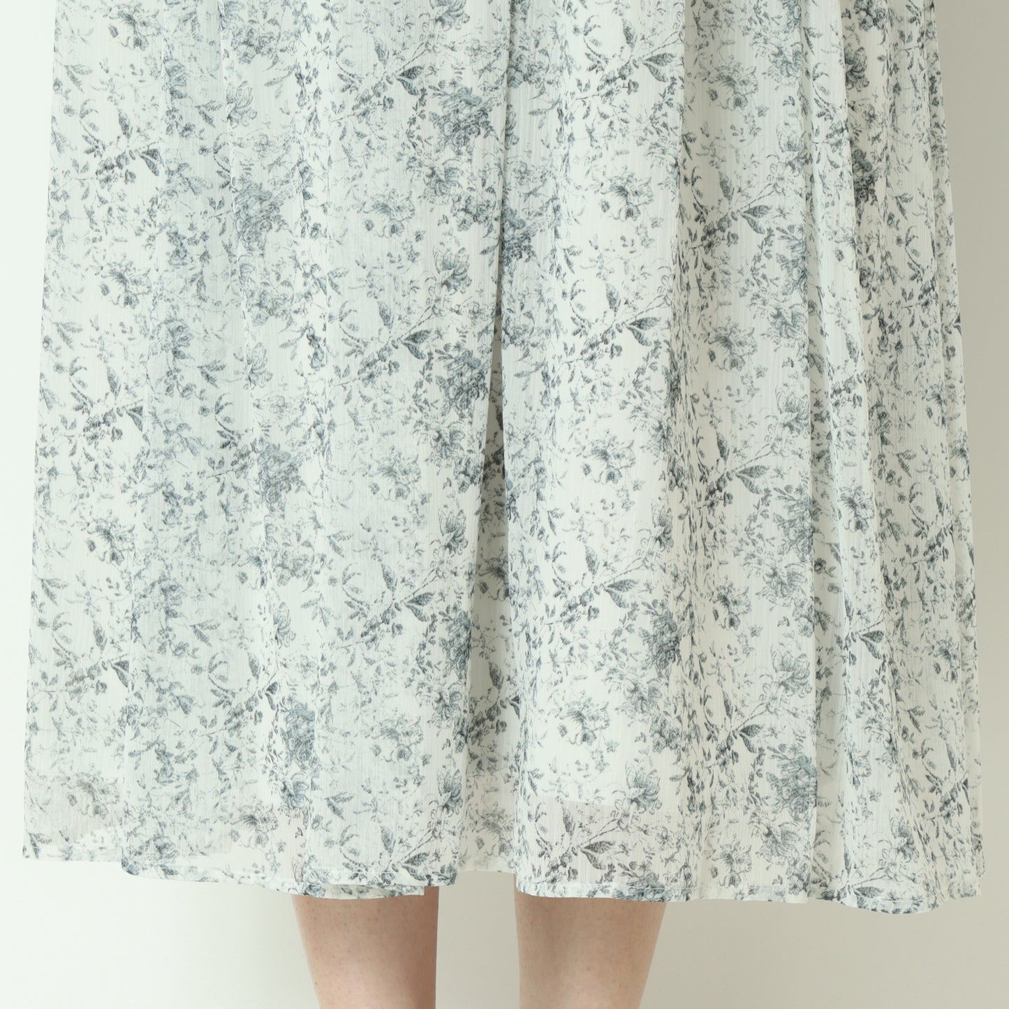 花柄シフォンワンピース 8556029
