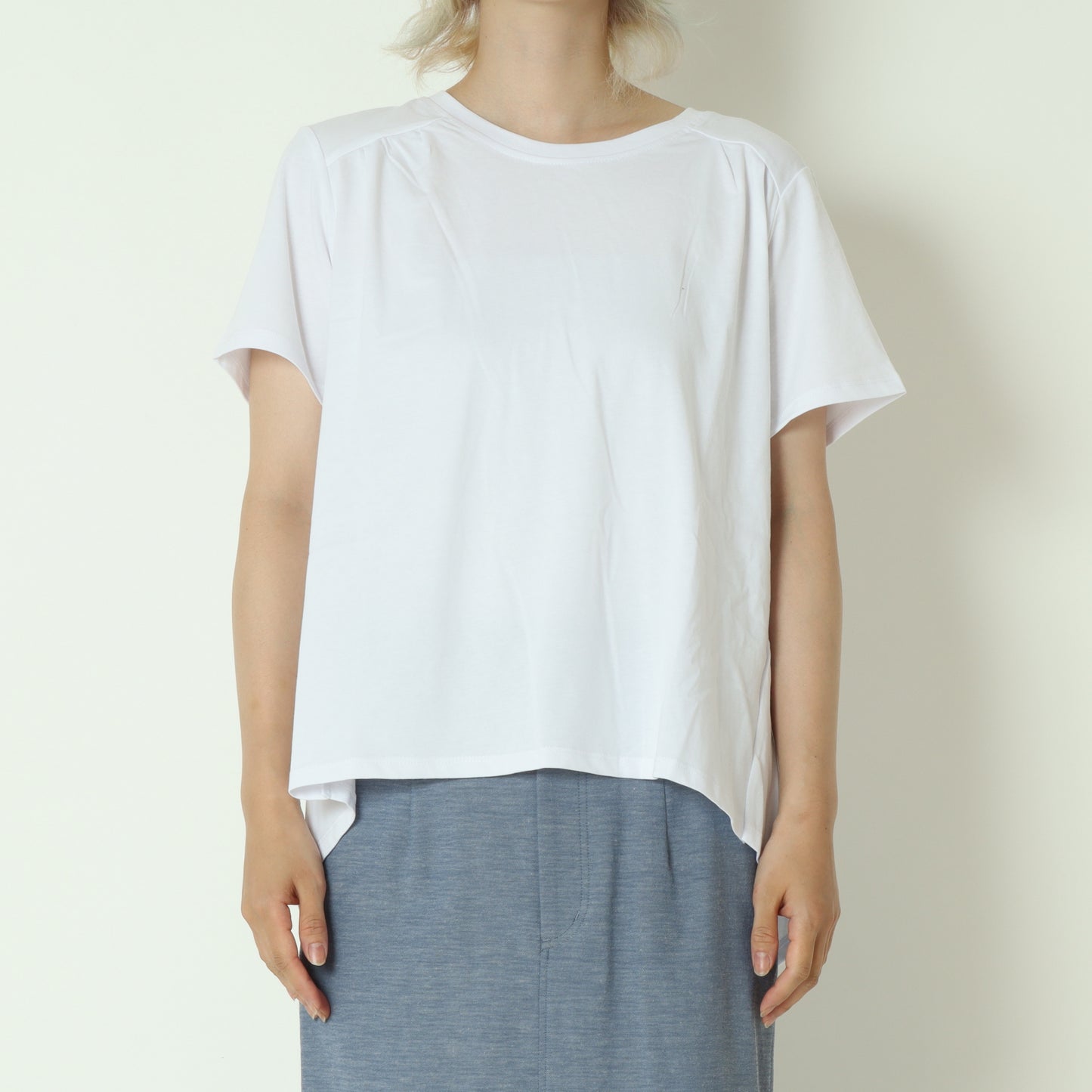 シアードッキング接触冷感カットソー 254JU0352
