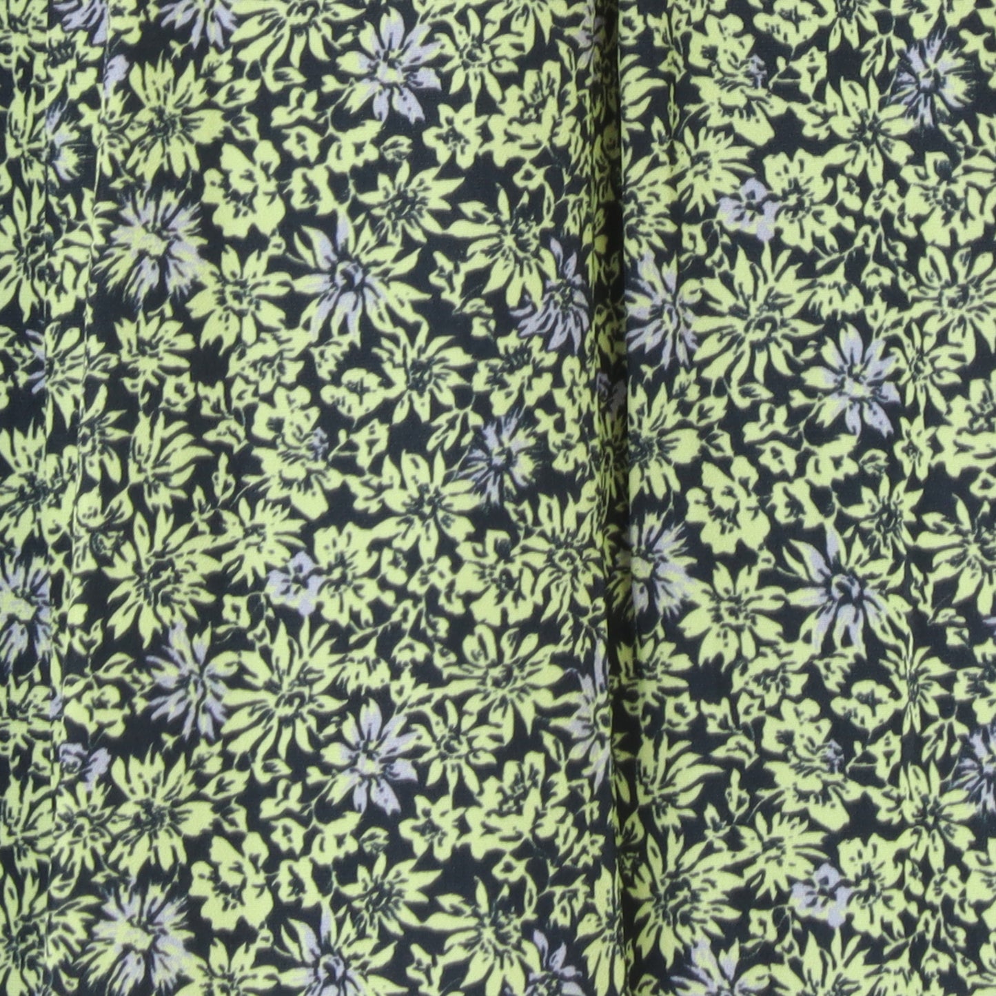 割絨フラワープリントギャザースカート U2133H-25