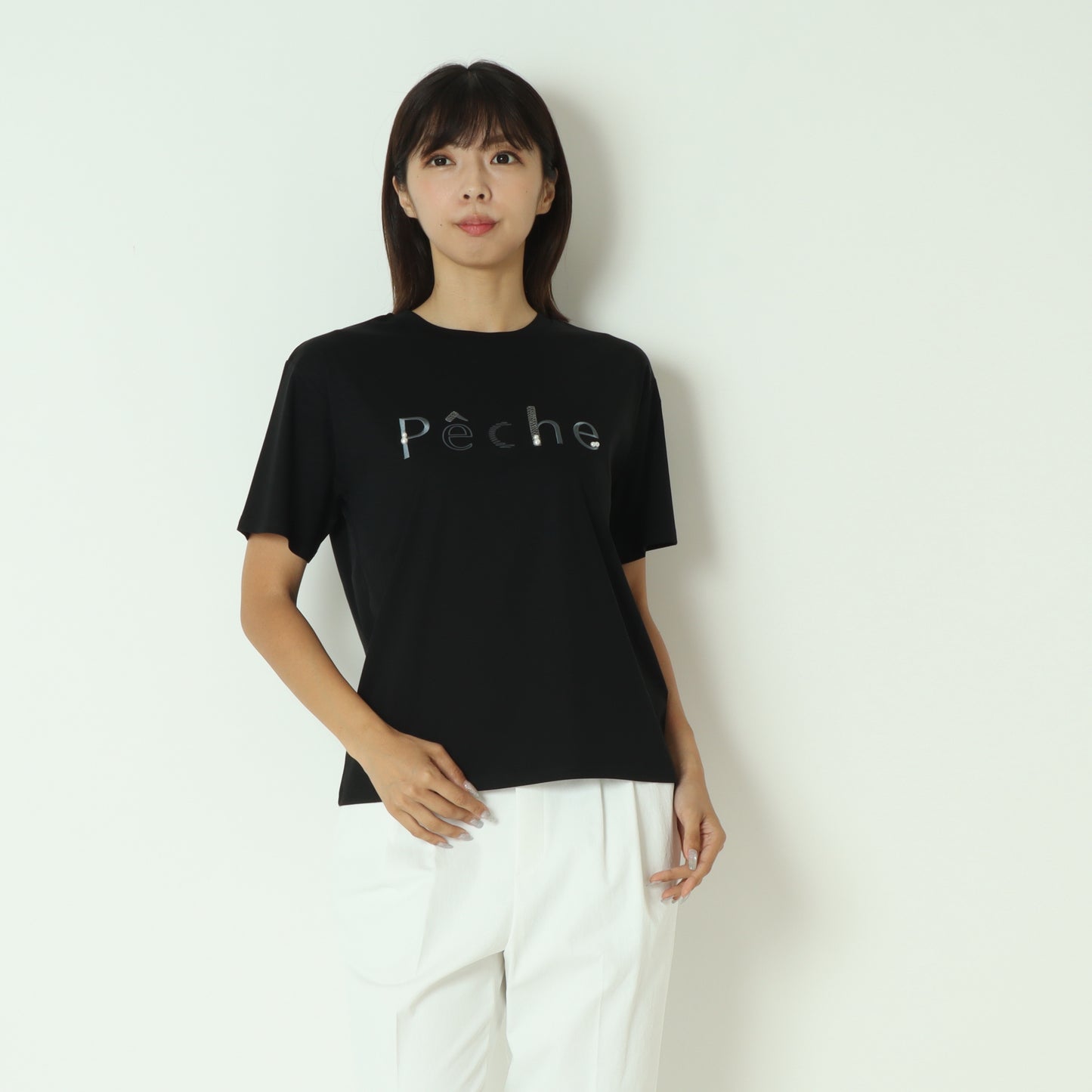7511011 パールロゴショートスリーブクルーTシャツ