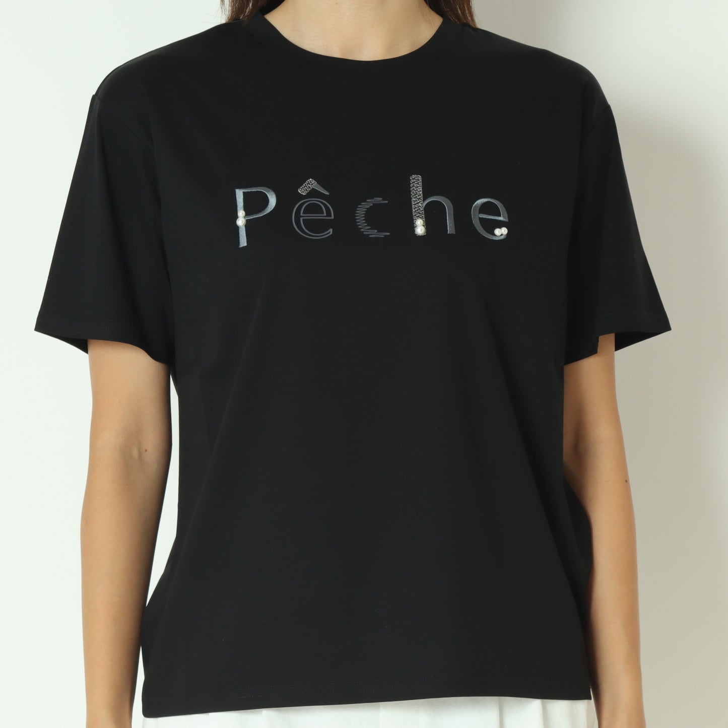 7511011 パールロゴショートスリーブクルーTシャツ