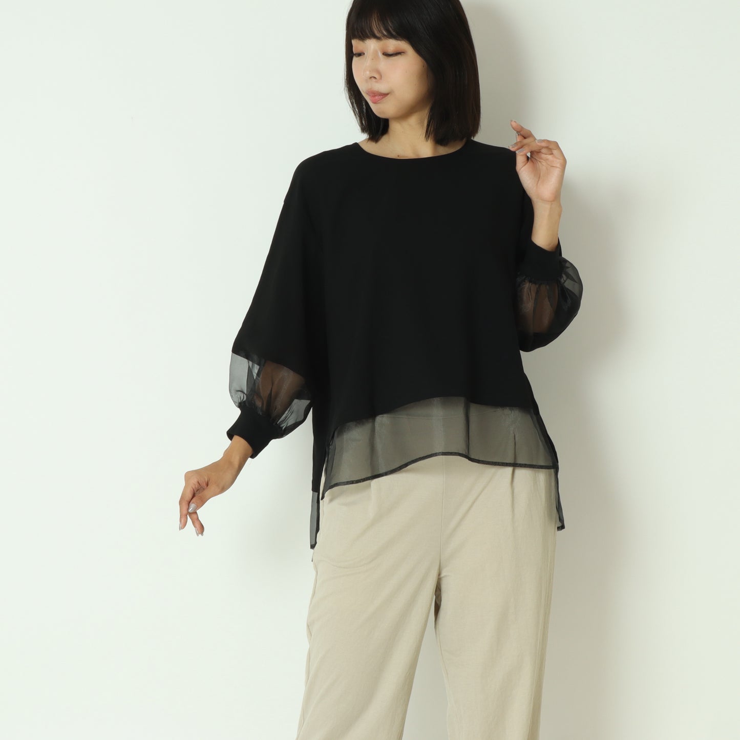 シアーデザインカットソー 531905
