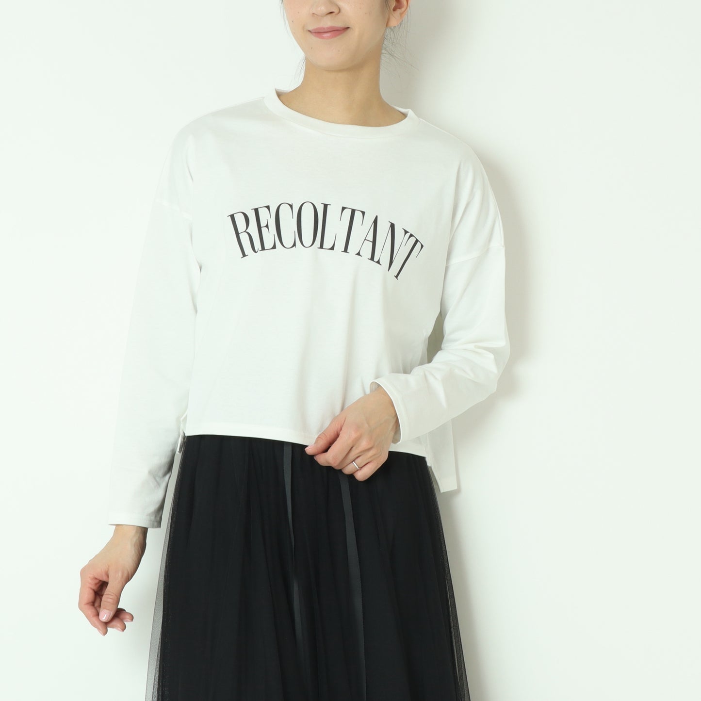 コンプレッションジャージークロップドロングTシャツ 51225061