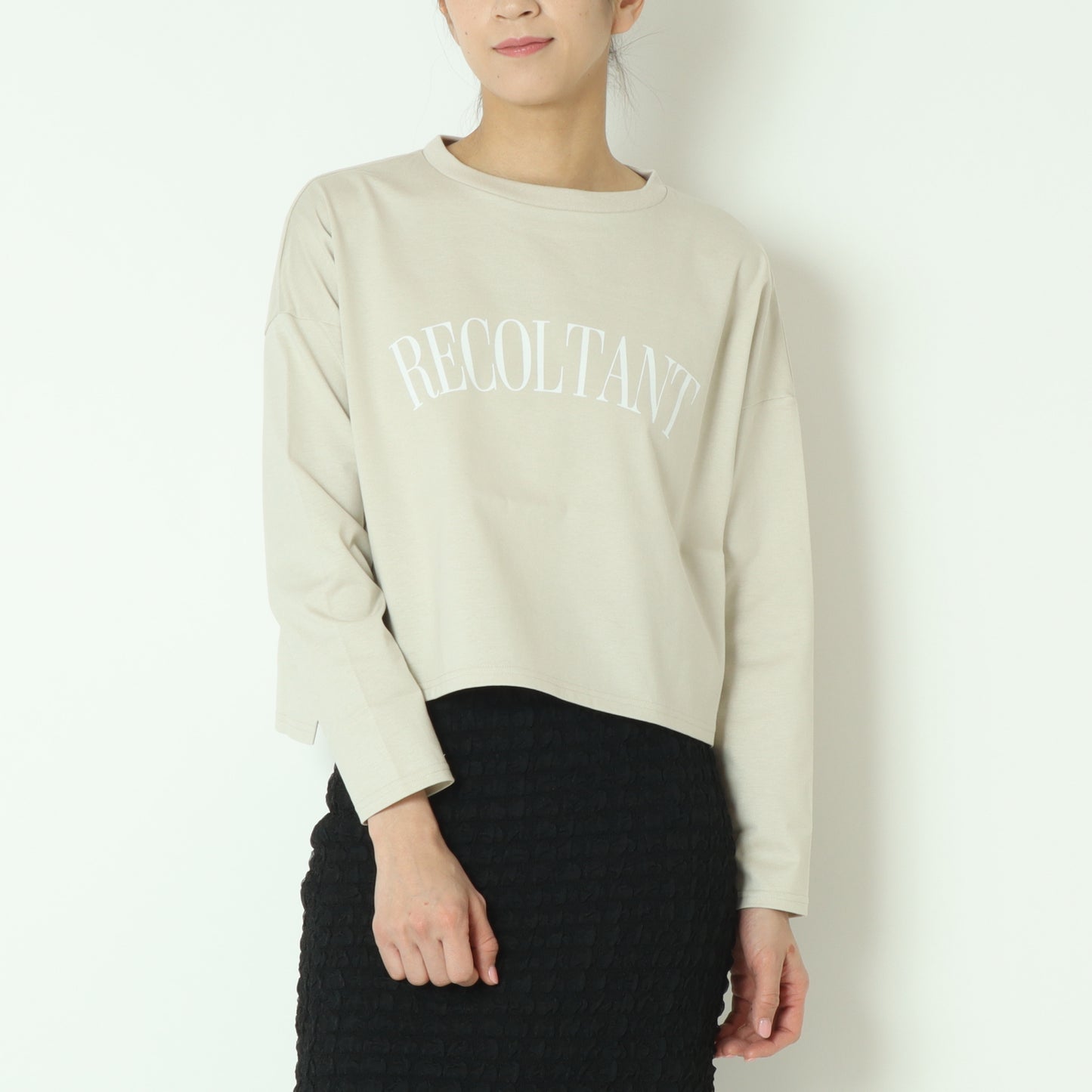 コンプレッションジャージークロップドロングTシャツ 51225061