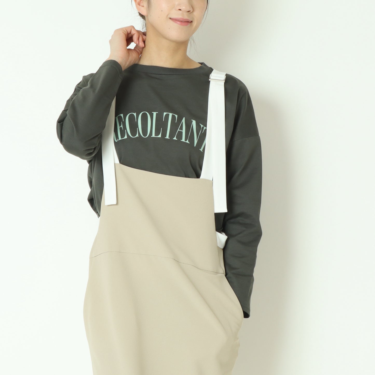 コンプレッションジャージークロップドロングTシャツ 51225061