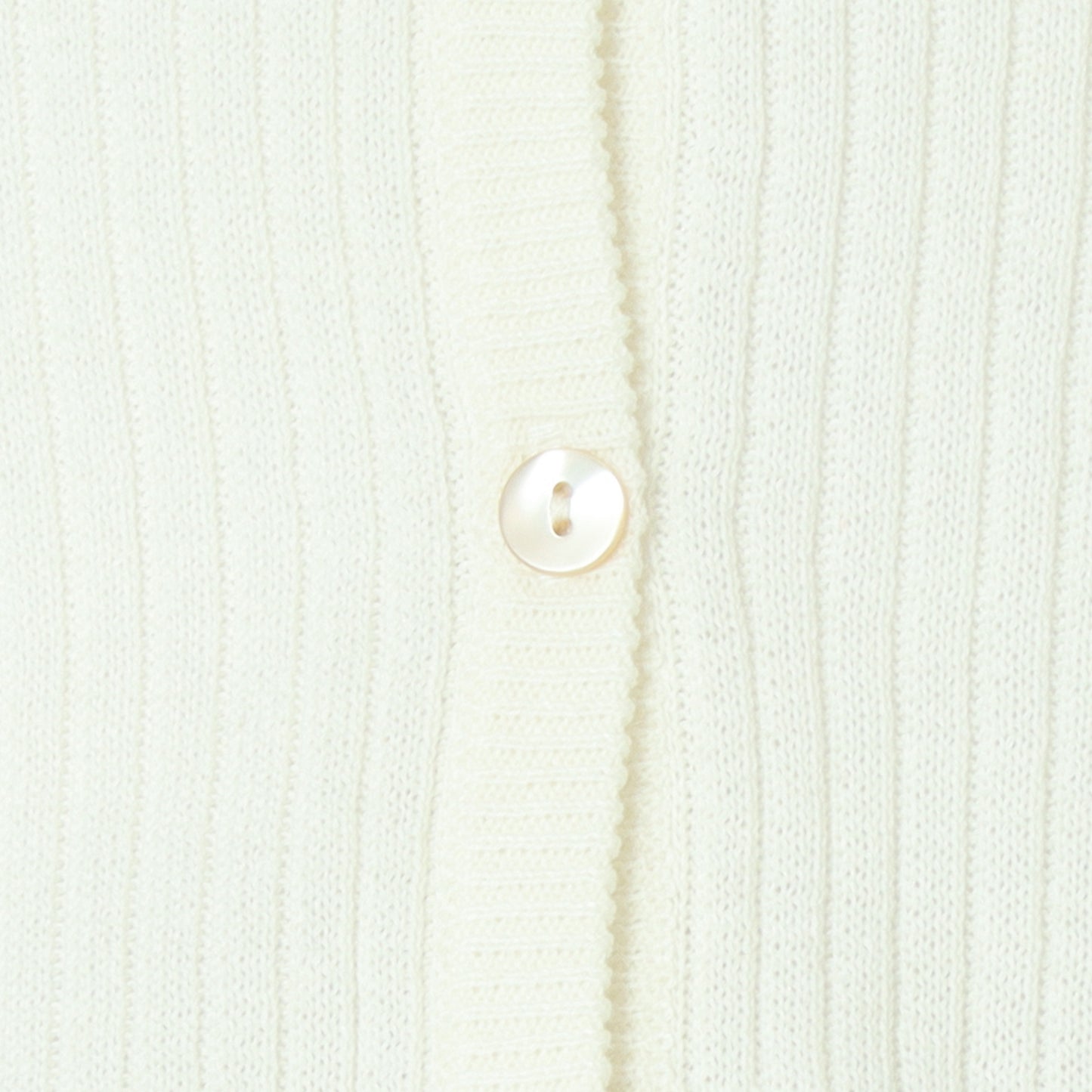 コットンMIXニットクロップドリブカーディガン 51225085