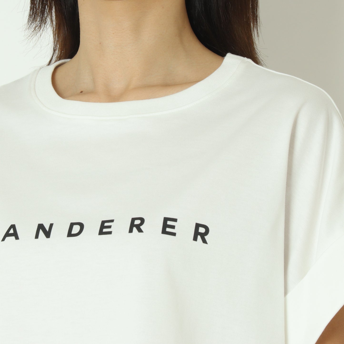 クロップド丈ロゴTシャツ55025614