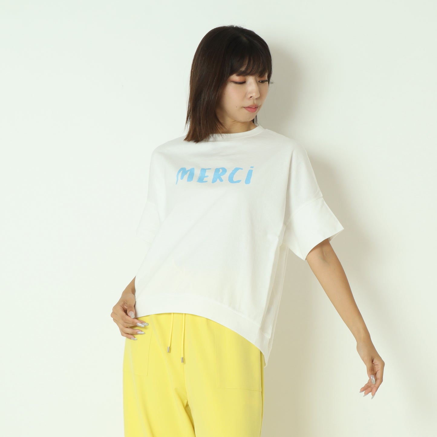 MERCIロゴコクーンTシャツ 55225609