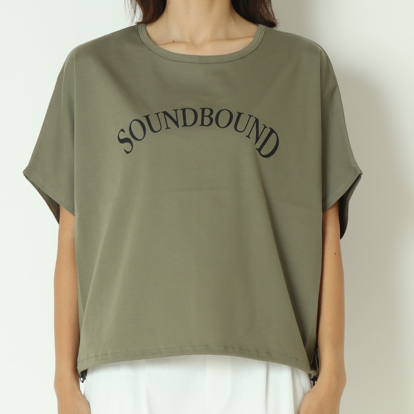 ドロストヘムプリントTシャツ 55225704