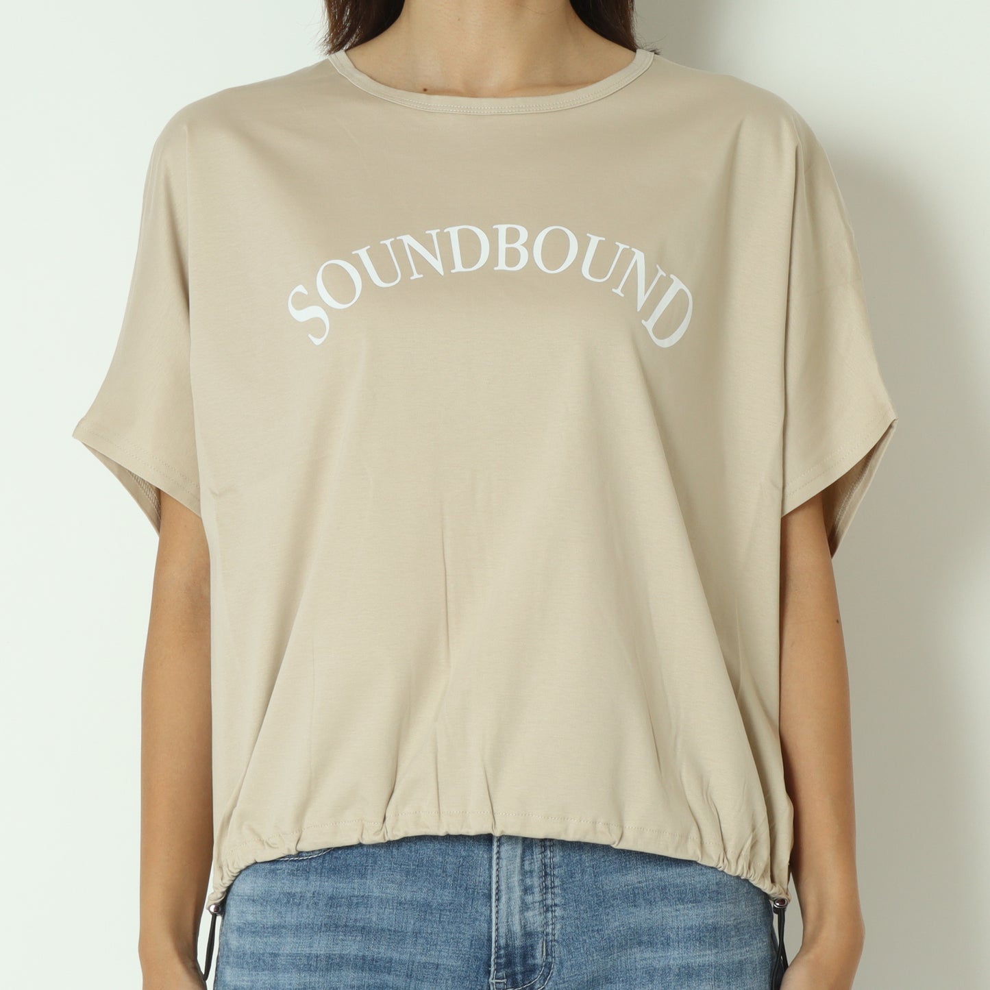 ドロストヘムプリントTシャツ 55225704