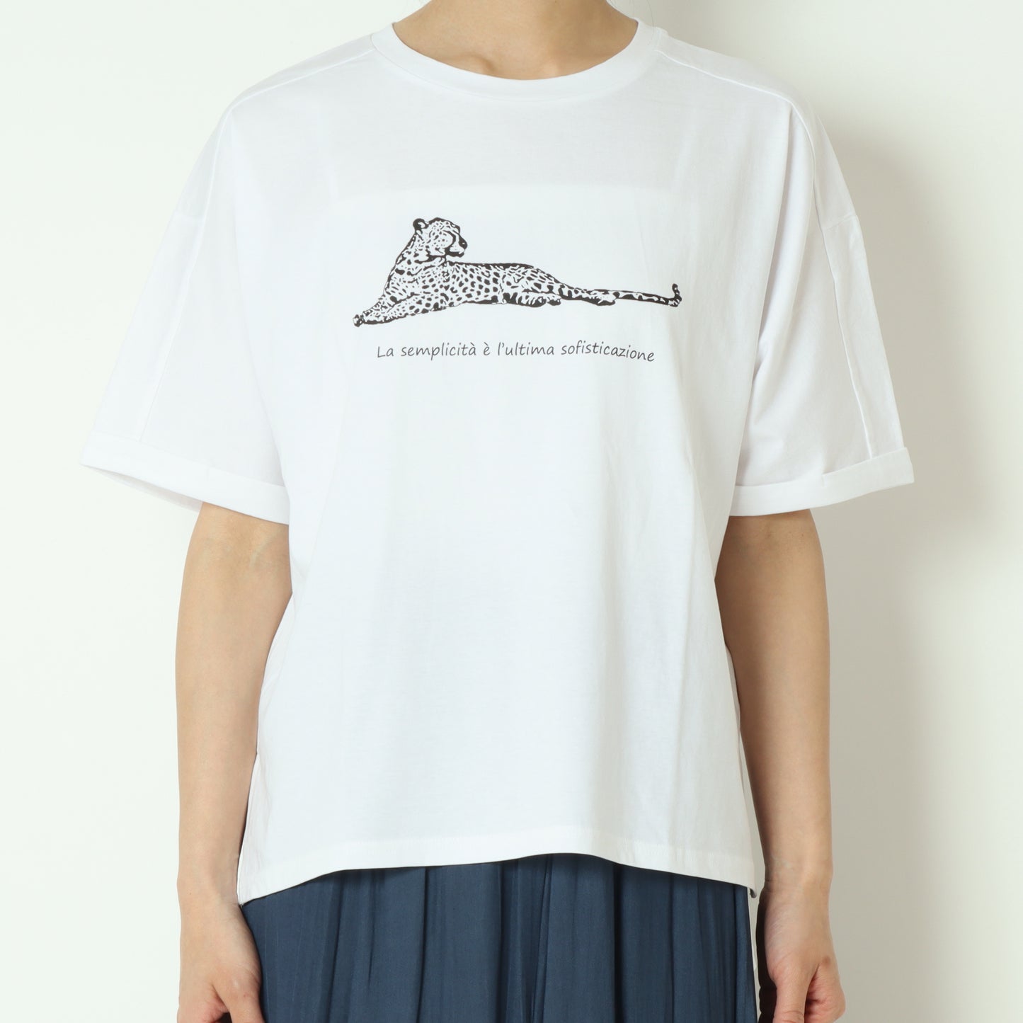 ジャガープリントTシャツ 730309