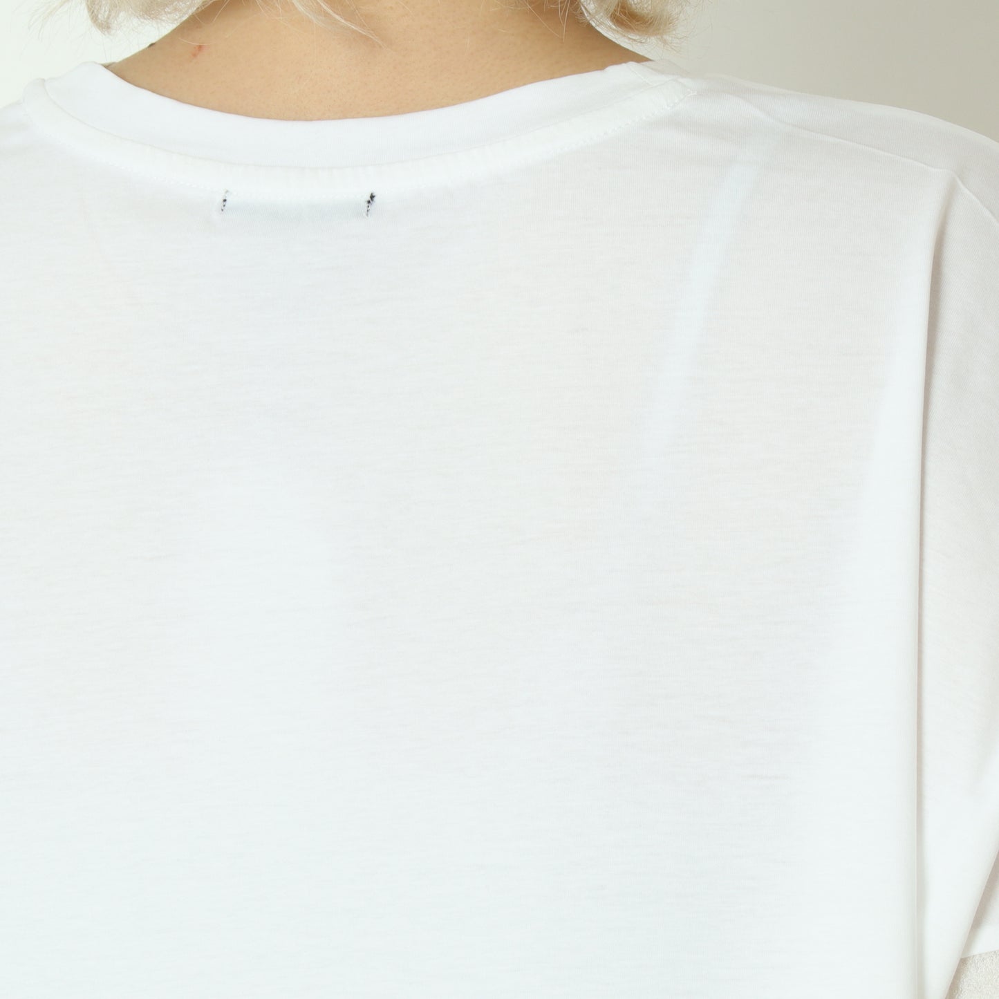 裾ドロストプリントシルケットTシャツ 623721