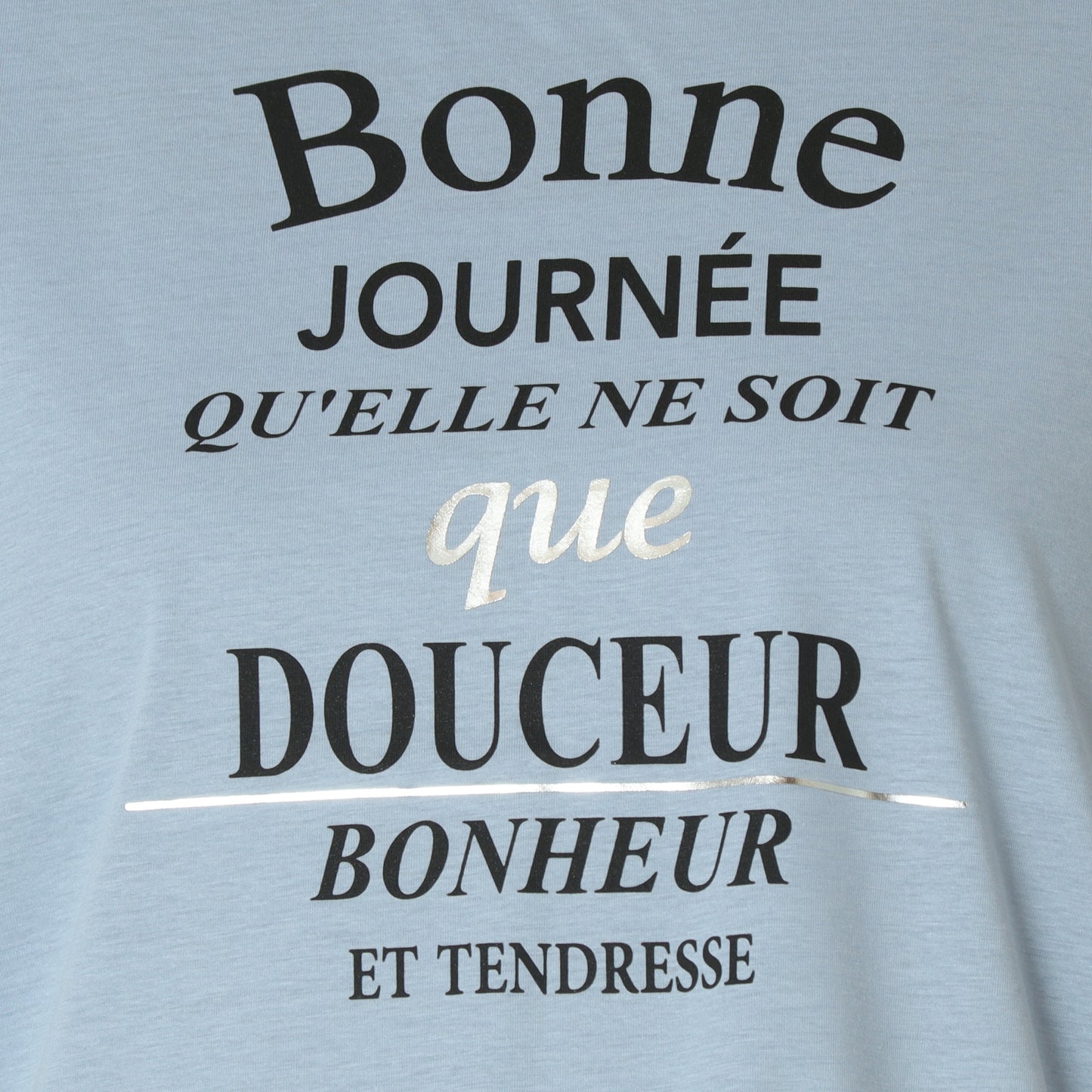 裾ドロストプリントシルケットTシャツ 623721