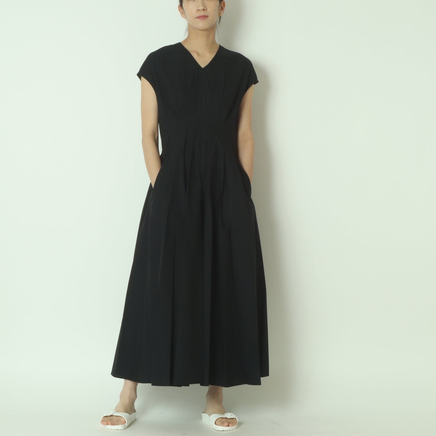 ロマンティックタックドレスワンピース H325107