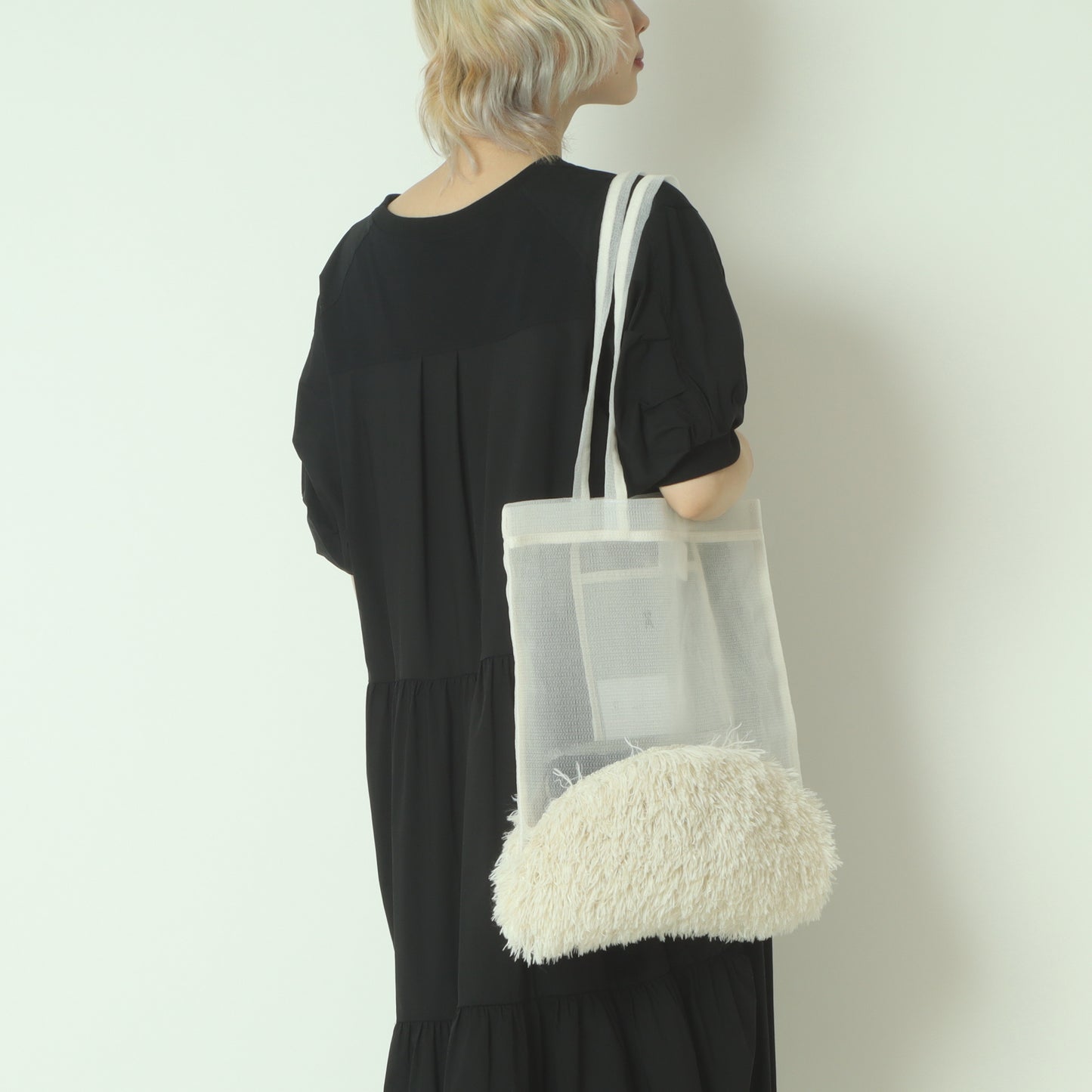 メッシュ&ファートートバッグ ER25-M04