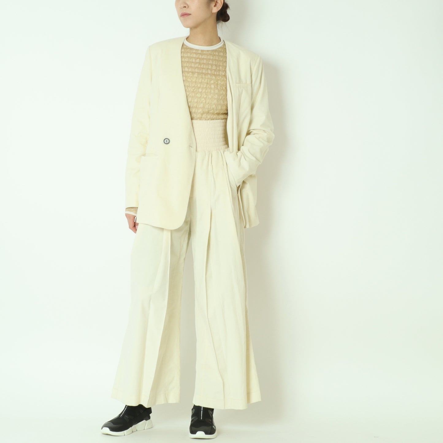 SIDOGRASマルチコーデュロイワイドパンツ 4505002