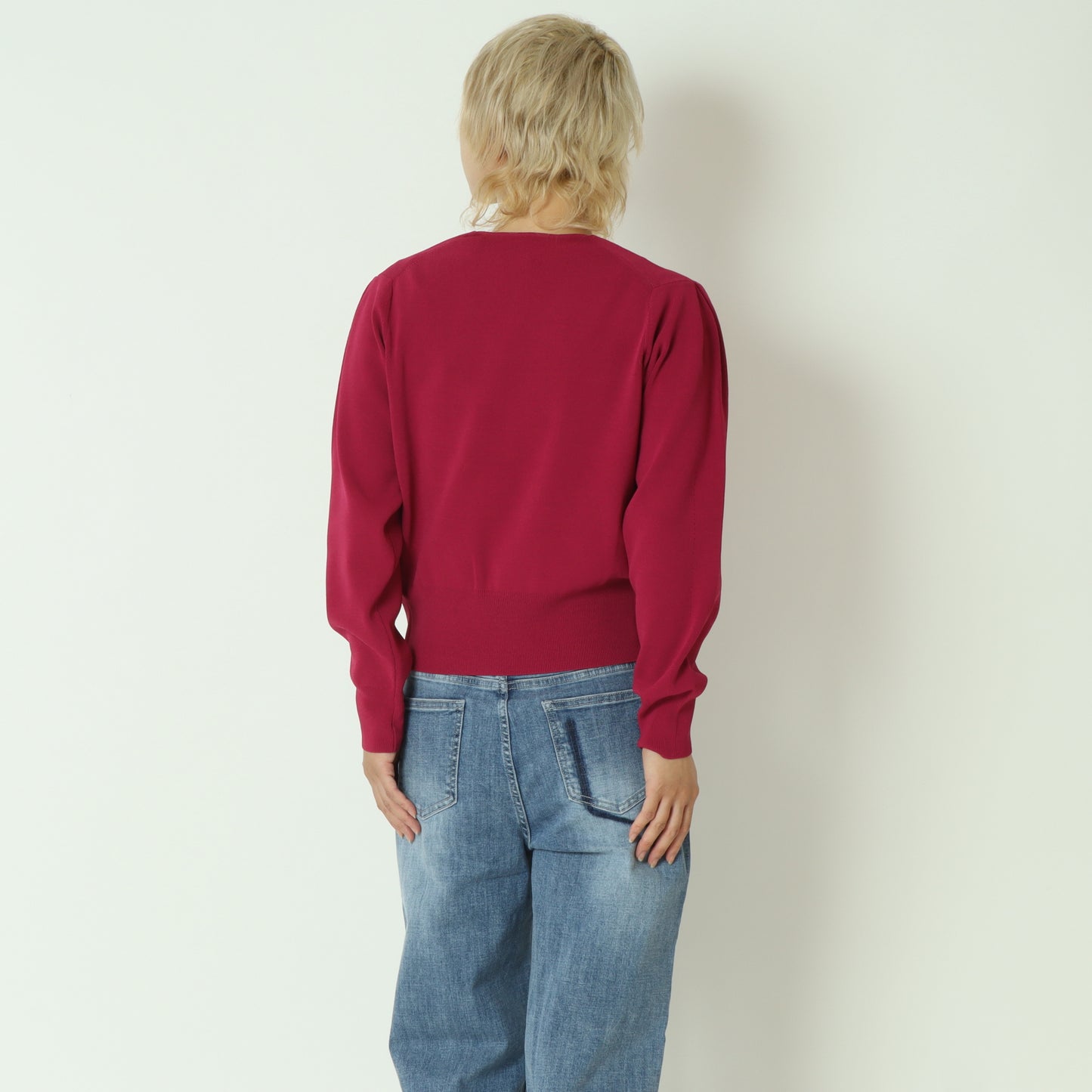 エリートストレッチVネックニット 80256101