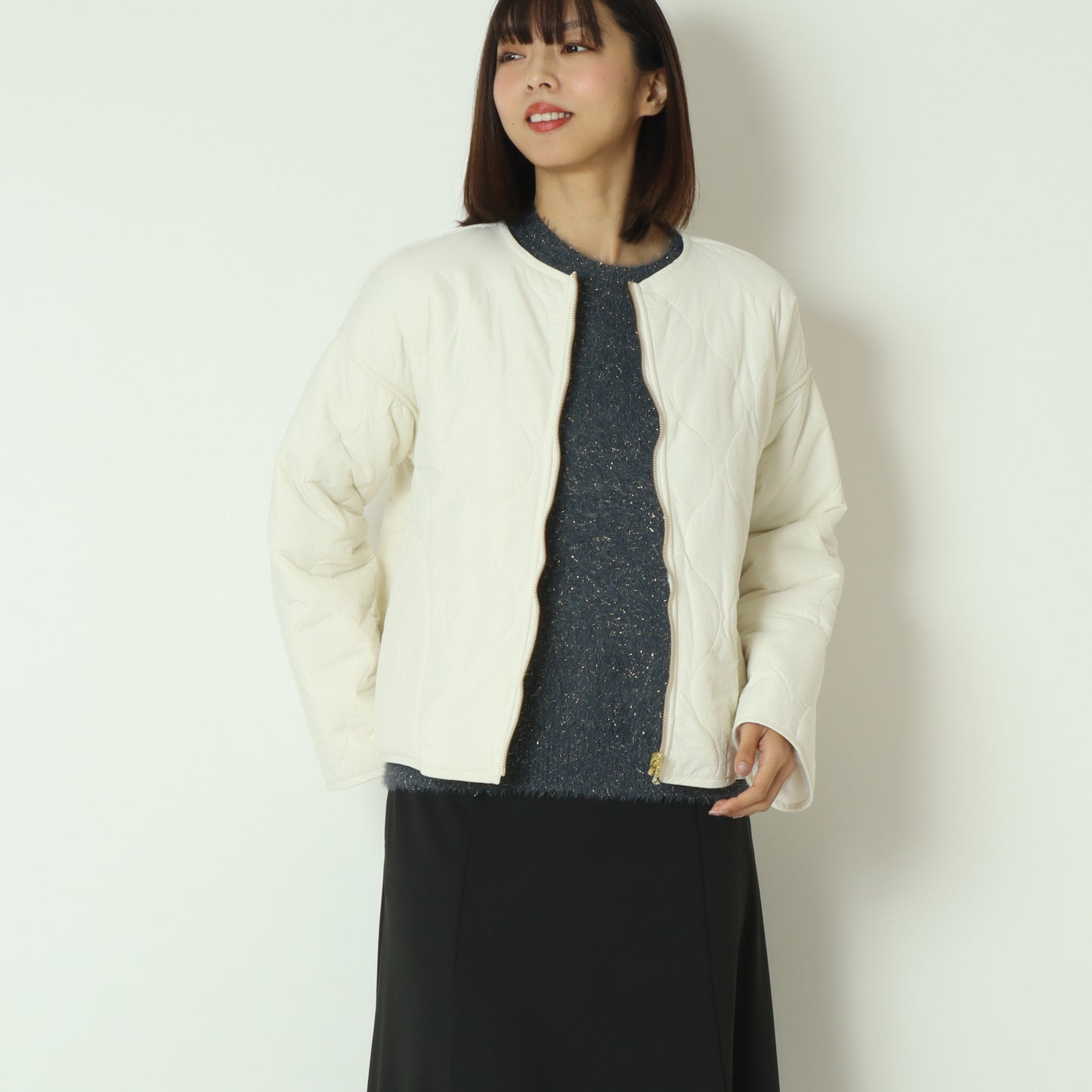 リバーシブルキルティングブルゾン 8559207
