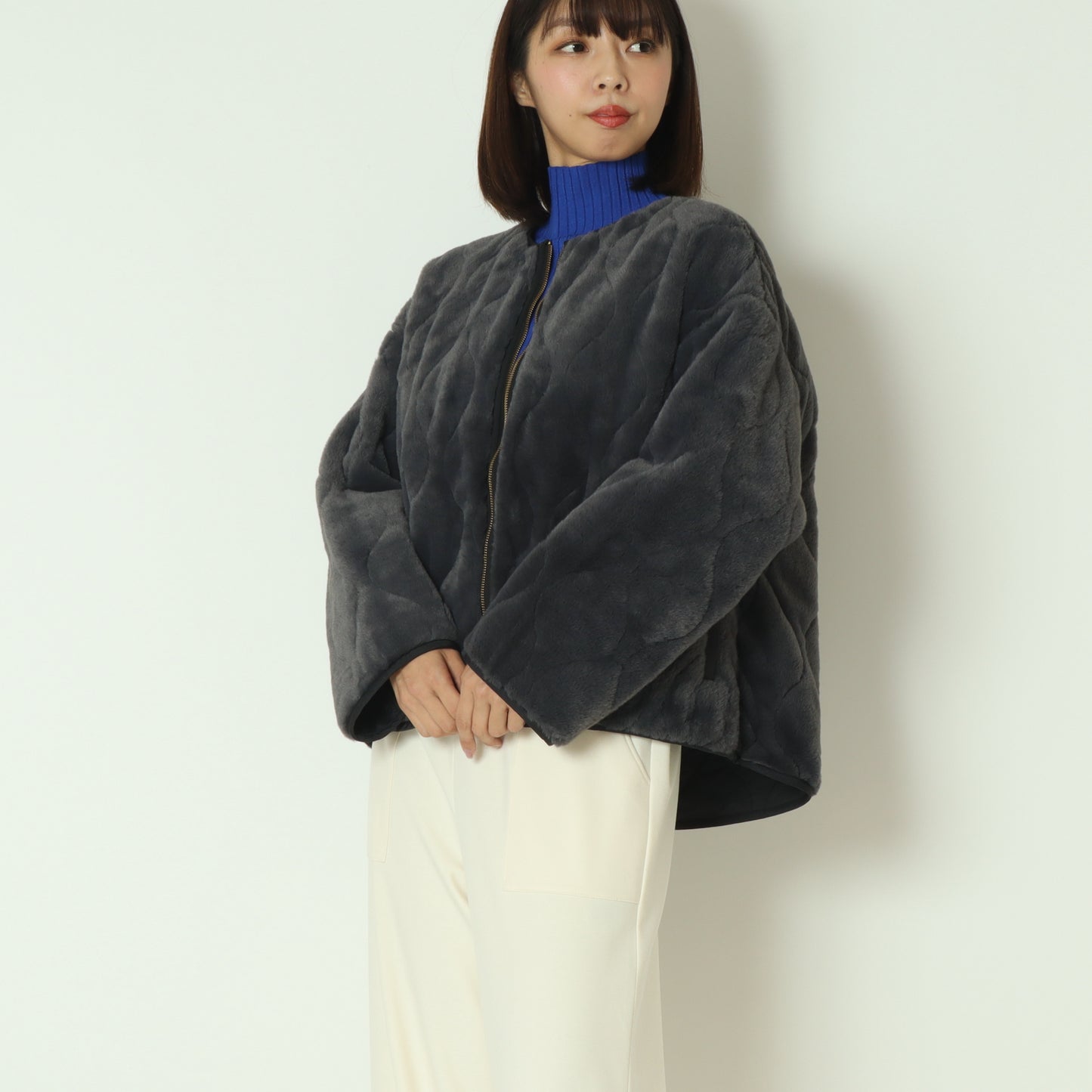 リバーシブルキルティングブルゾン 8559207
