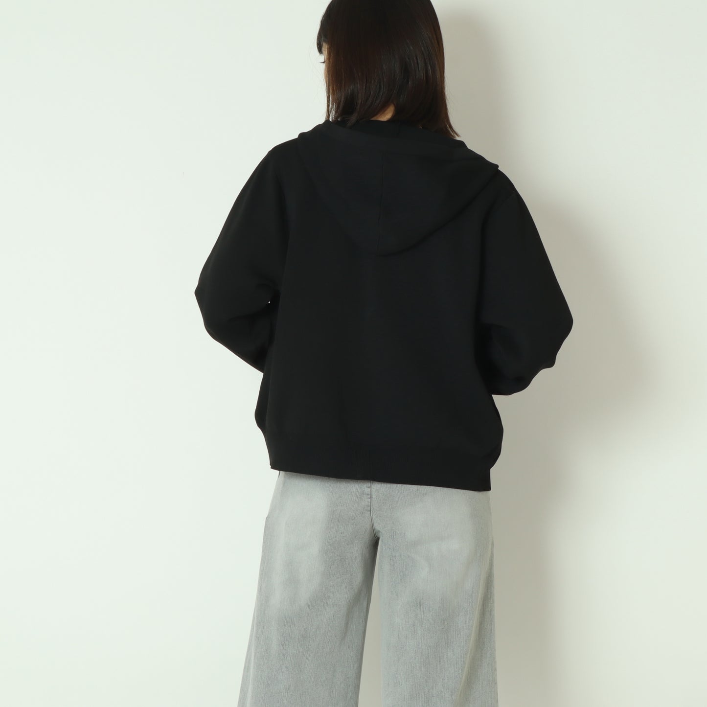 ラメ配色ラインパーカー 255LA0432