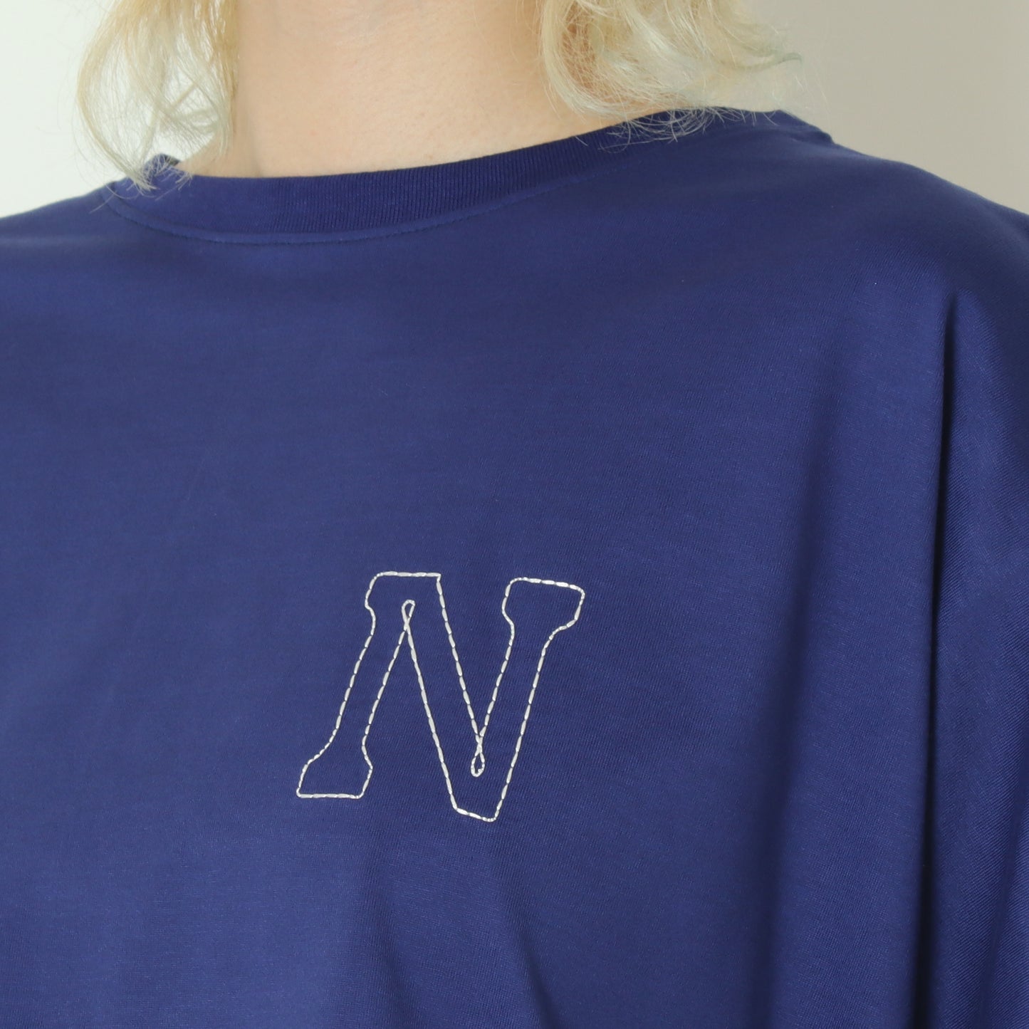 ラインステッチロゴ刺繍ドルマンT 55035522